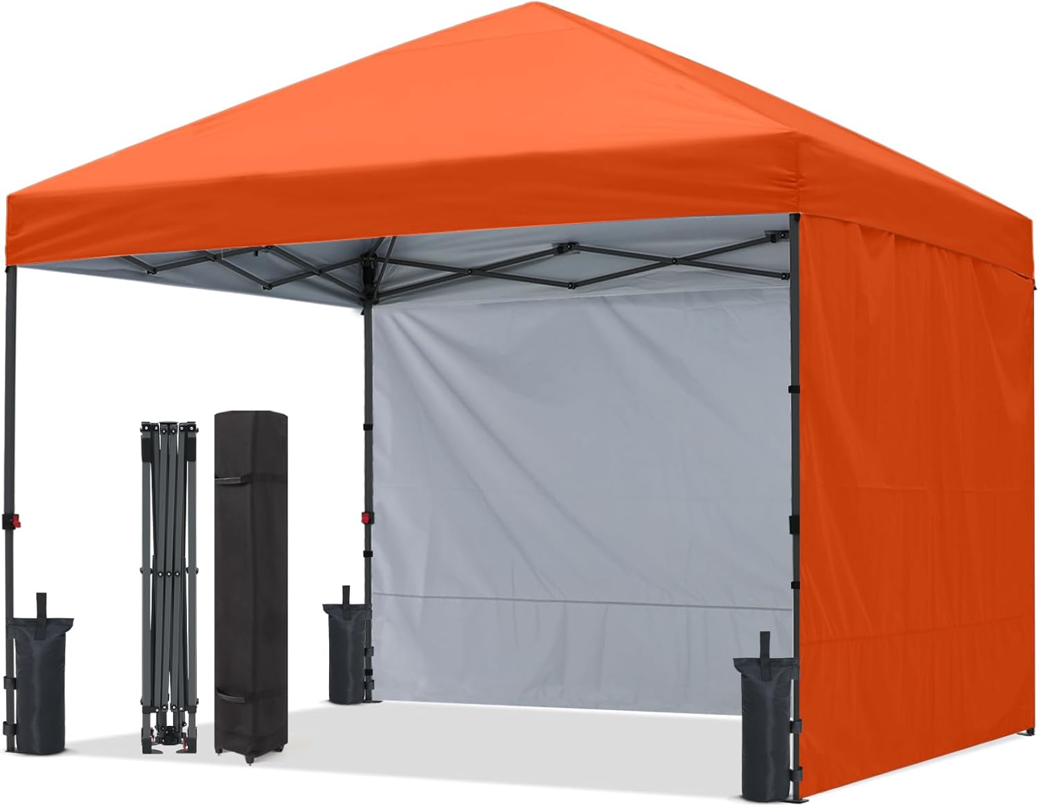 ABCCANOPY Outdoor Pop Up Canopy Tent with 2 Sun Walls (Low Crest™) - 6x6, 8x8, 10x10