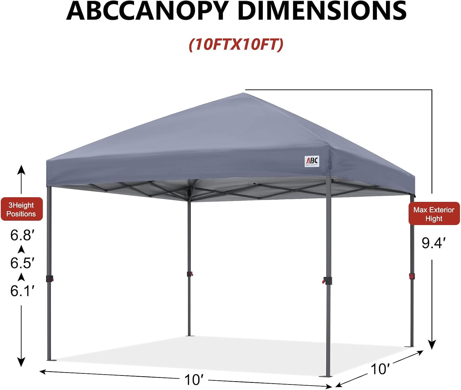 Low Crest™ Outdoor Pop Up Canopy Tent