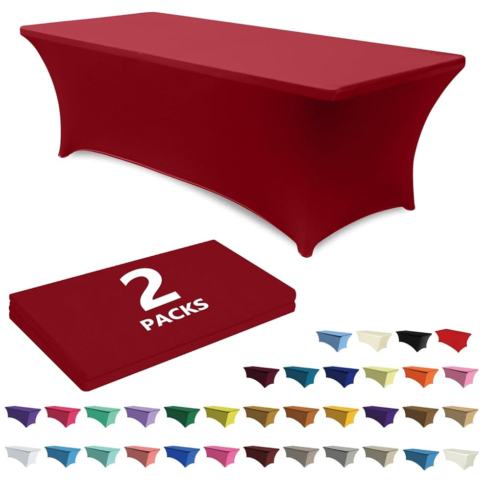 ABCCANOPY Spandex Tablecloths for Home Rectangular Table (Full encirclement)