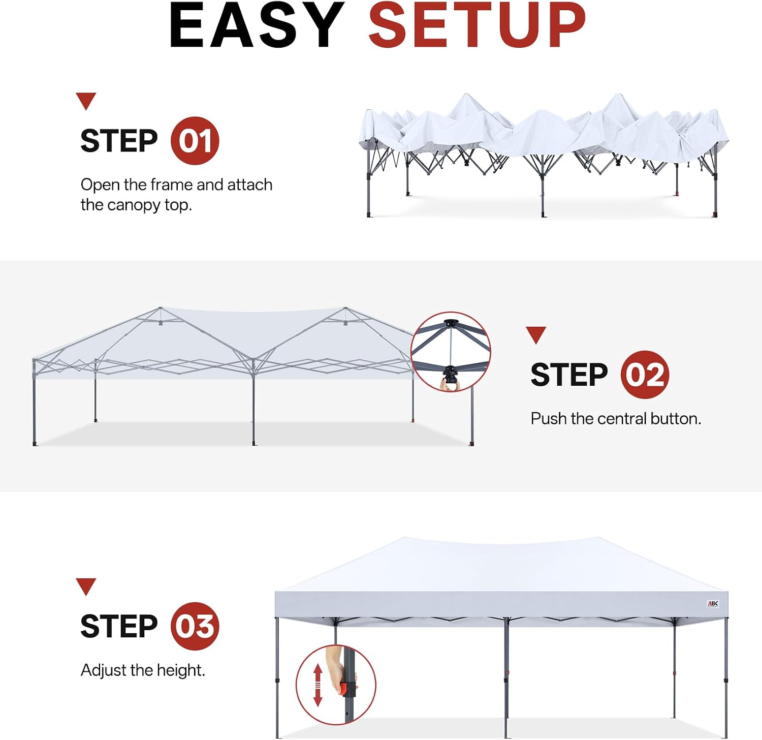 Low Crest™ Outdoor Pop Up Canopy Tent