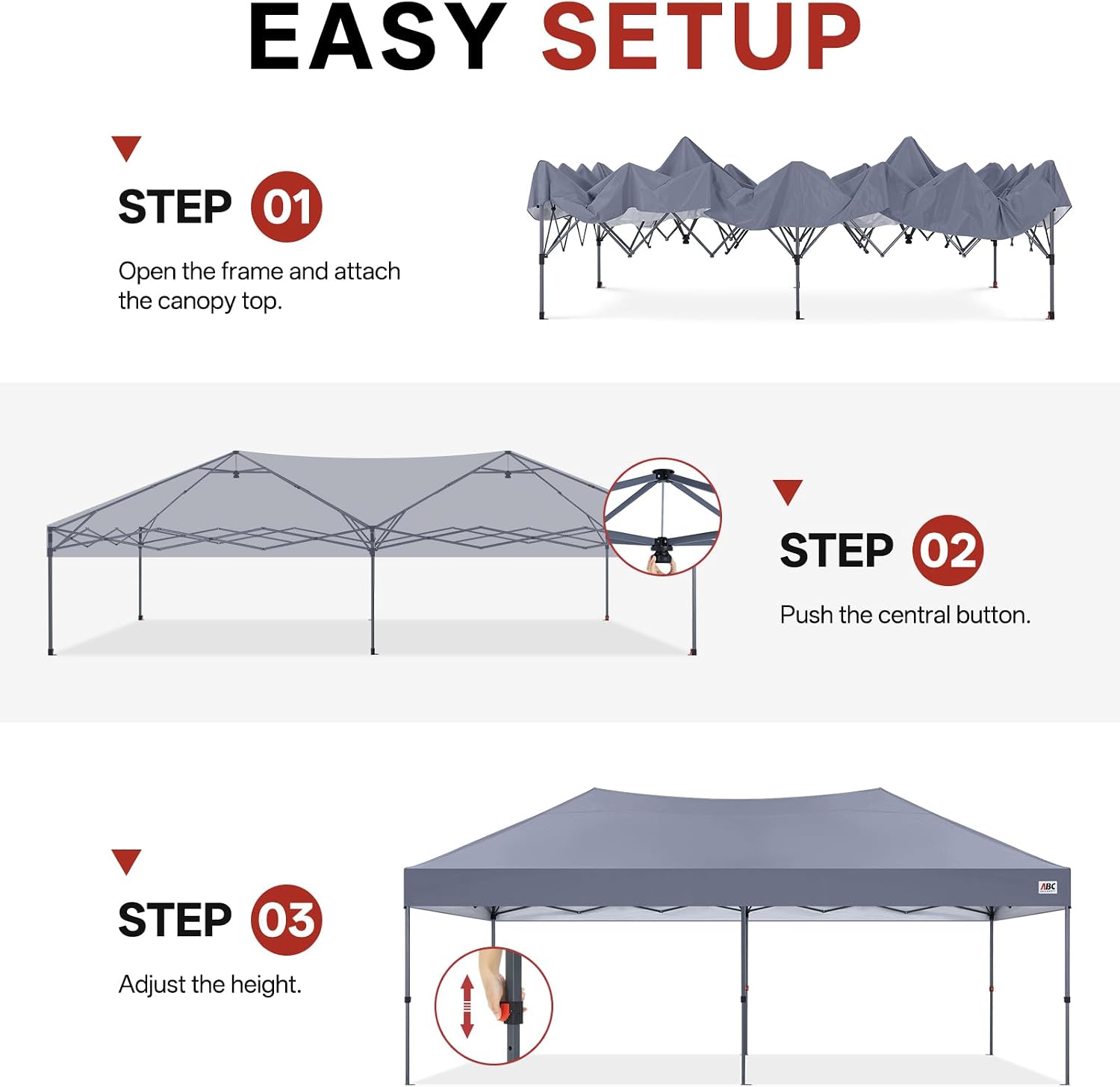 Low Crest™ Outdoor Pop Up Canopy Tent
