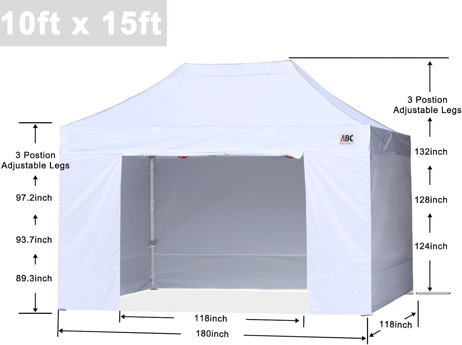 S1 Nova Base® - Lite Pop Up Canopy Tent with Sidewalls