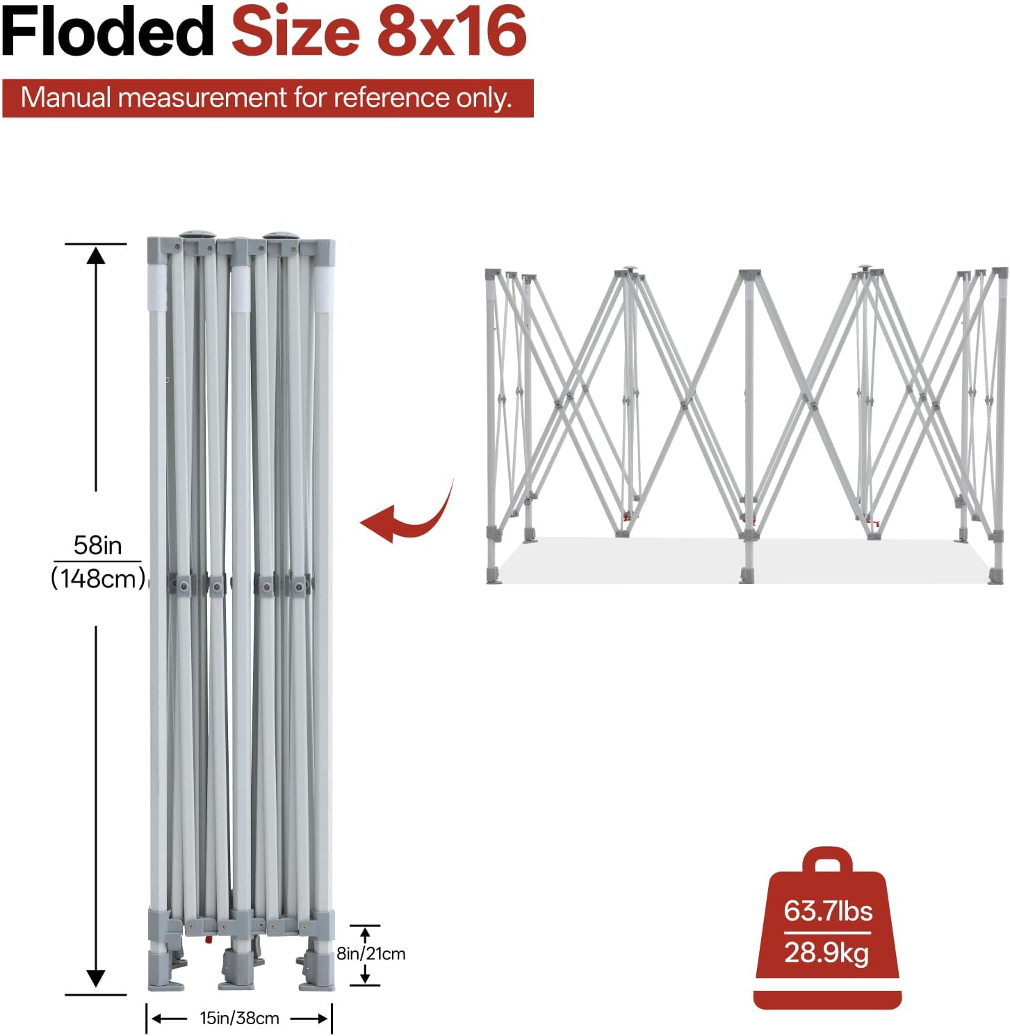S1 Nova Base® - Lite Pop Up Canopy Tent with Sidewalls 8x8/8x12/8x16