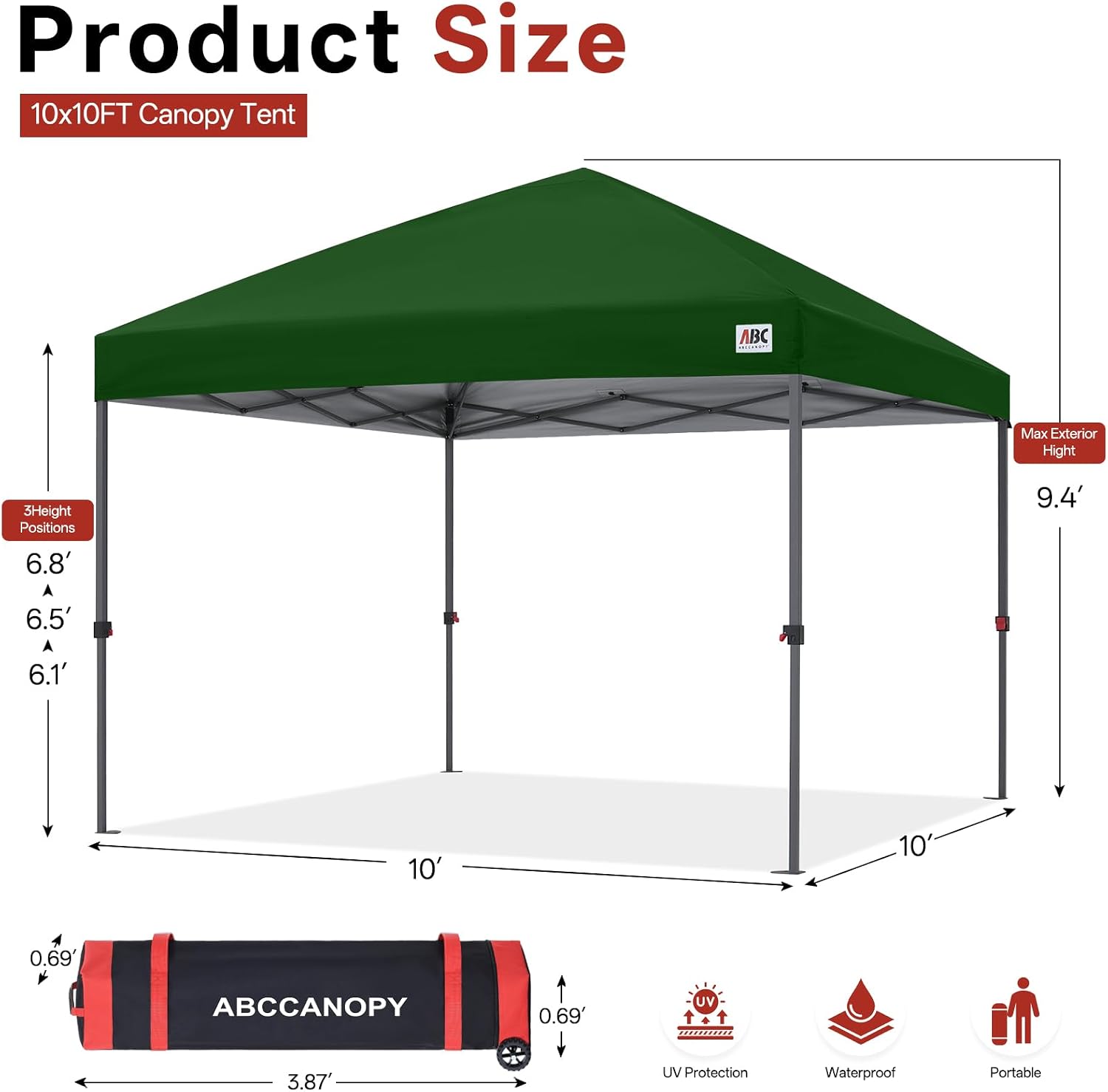 Low Crest™ Outdoor Pop Up Canopy Tent
