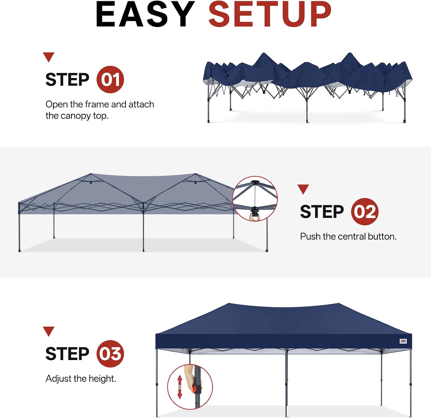 Low Crest® Outdoor Pop Up Canopy Tent