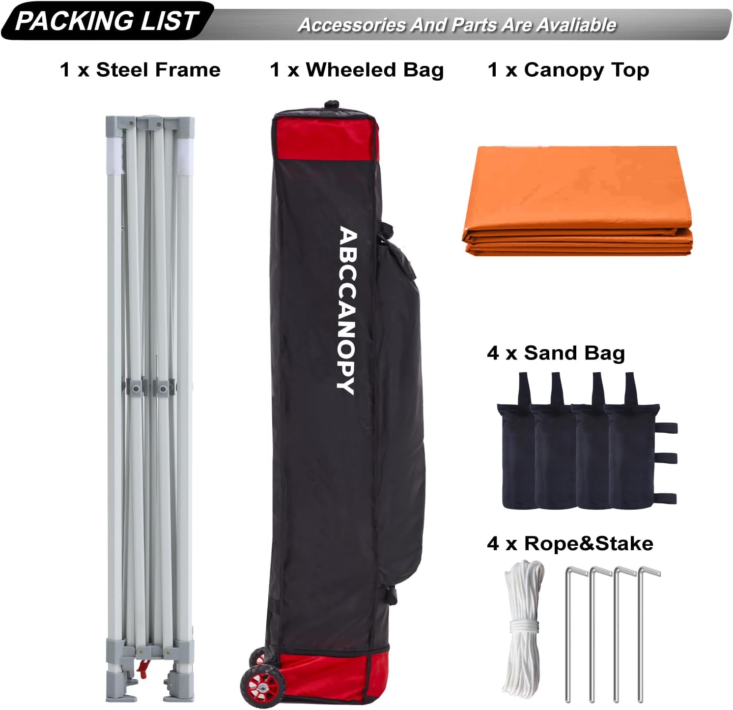 S1 Nova Base® - Frame Heavy Duty Pop Up Canopy Tent 8x8/10x10/10x15/10x20