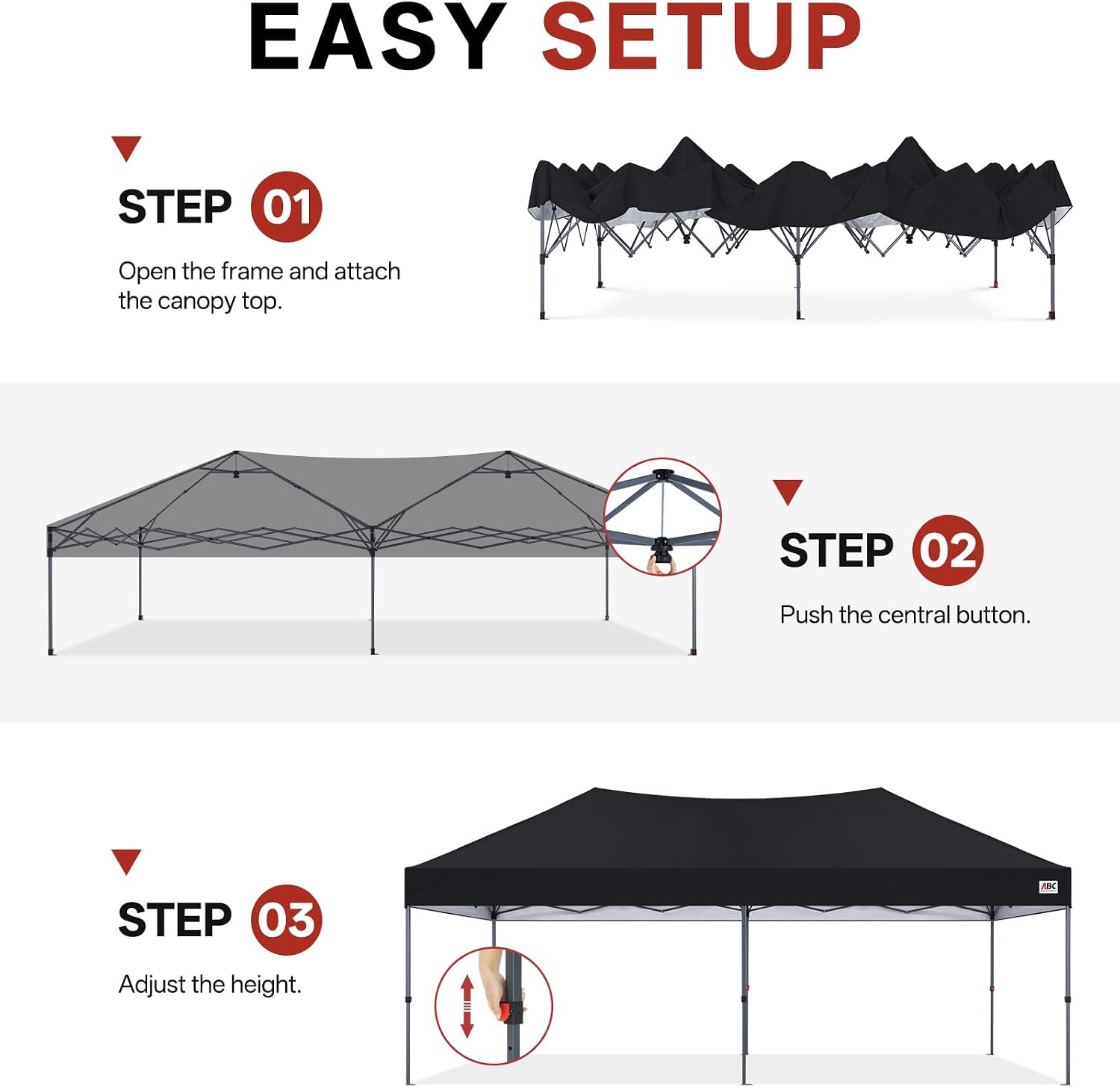 Low Crest™ Outdoor Pop Up Canopy Tent