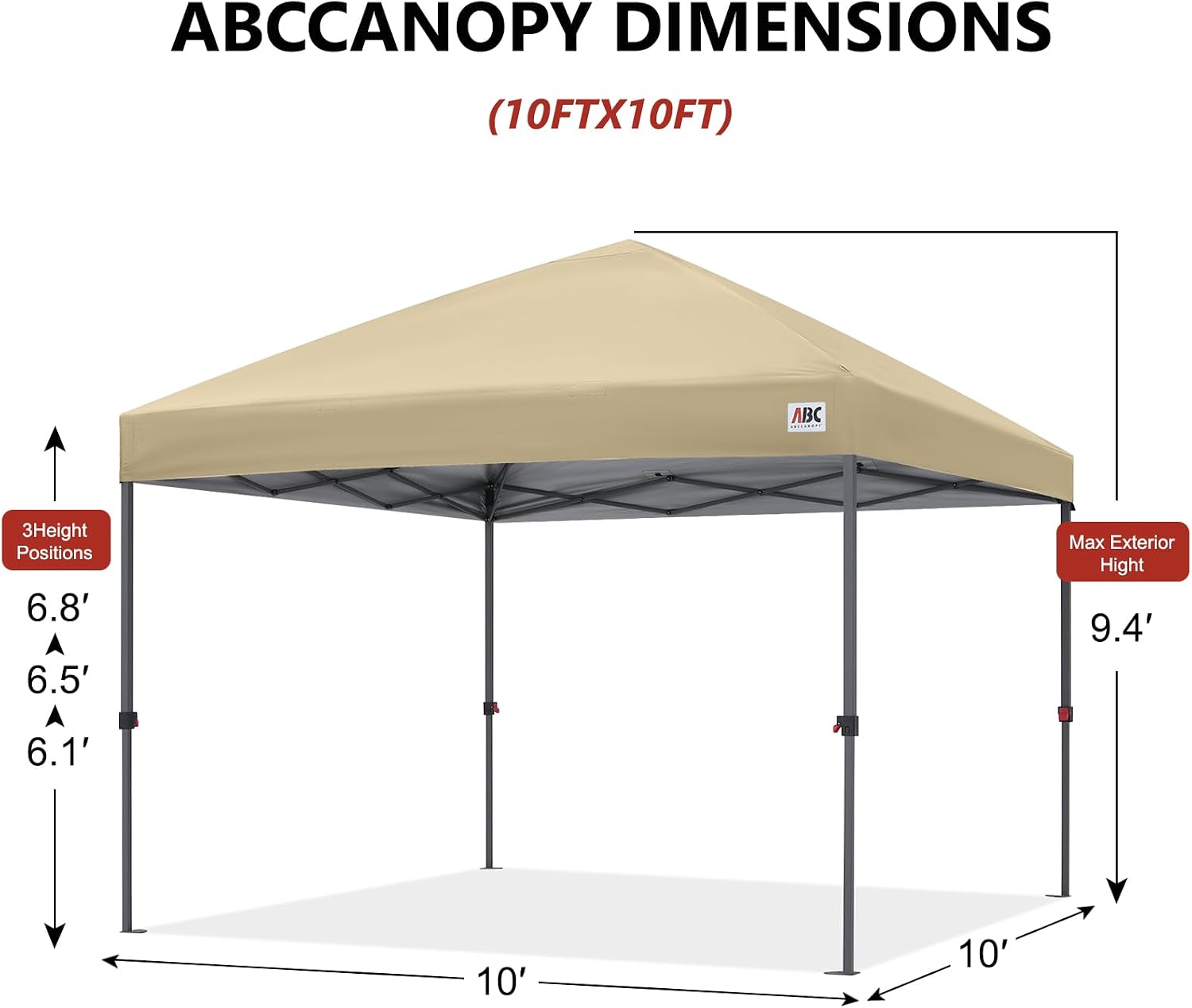 Low Crest™ Outdoor Pop Up Canopy Tent