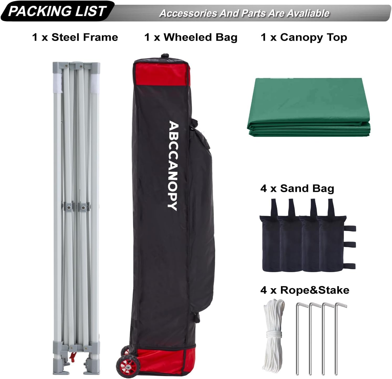 S1 Nova Base® - Frame Heavy Duty Pop Up Canopy Tent 8x8/10x10/10x15/10x20