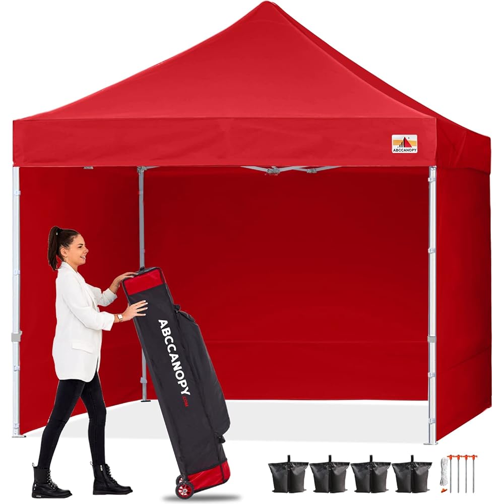ABCCANOPY S1 Nova Base™-Lite Pop Up Canopy Tent with Sidewalls 8x8/8x12/8x16