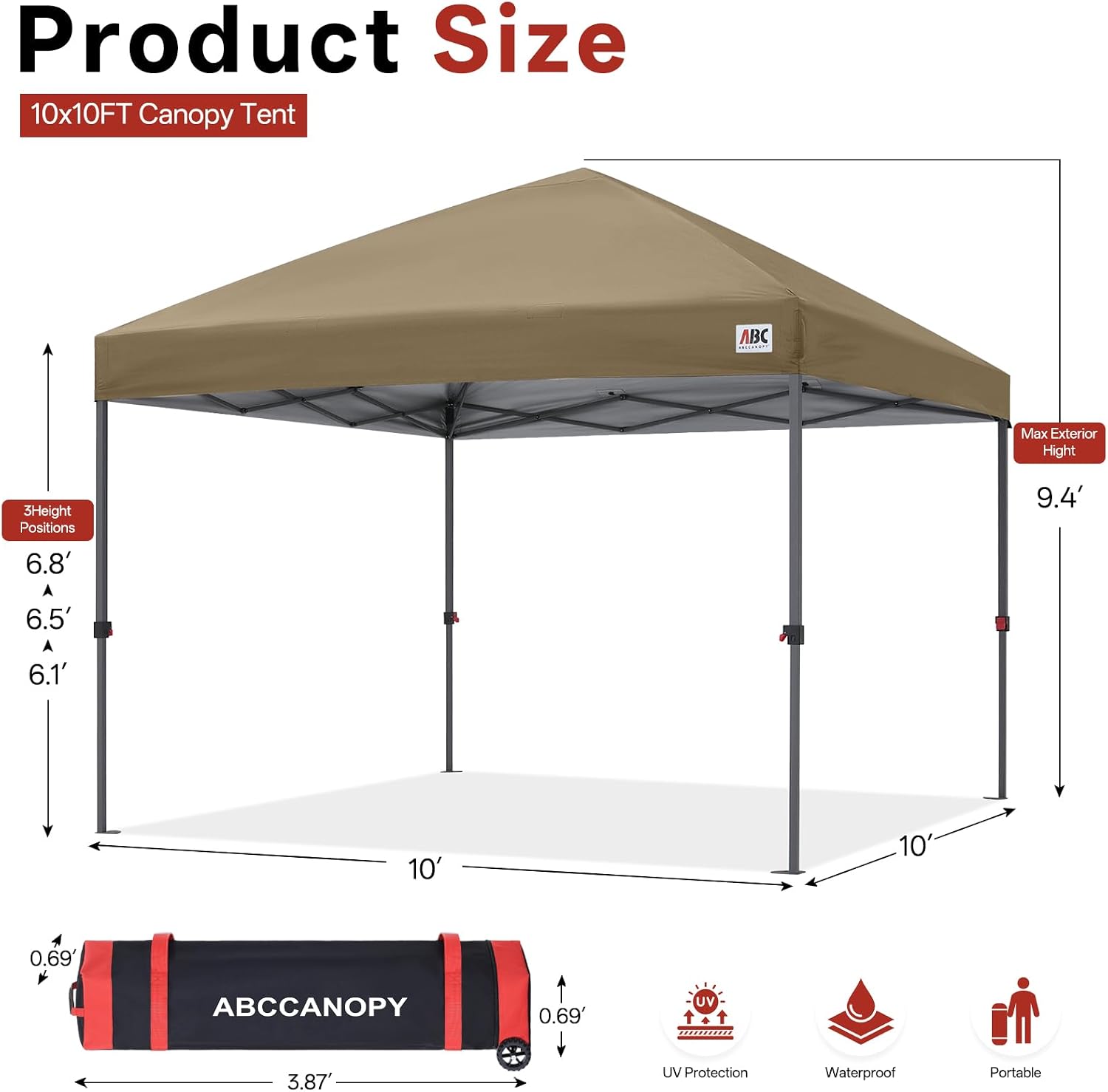 Low Crest™ Outdoor Pop Up Canopy Tent