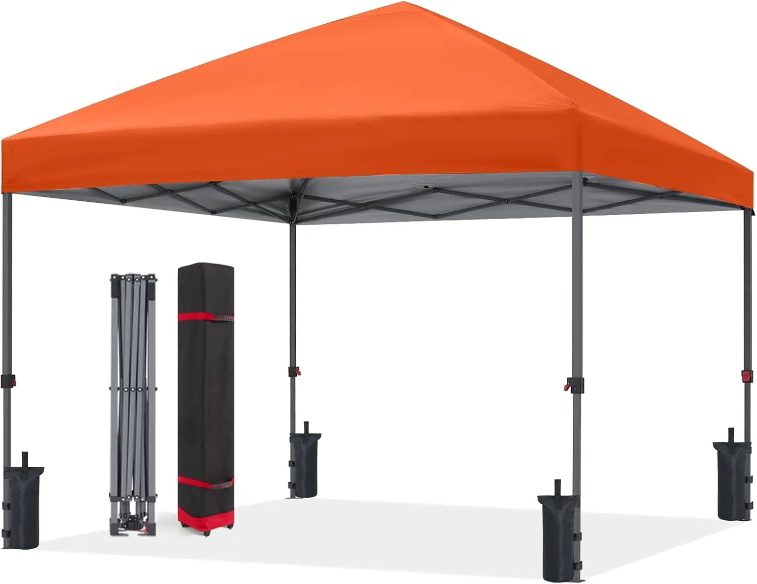 ABCCANOPY Durable Easy Pop up Canopy Tent Red / 10x10