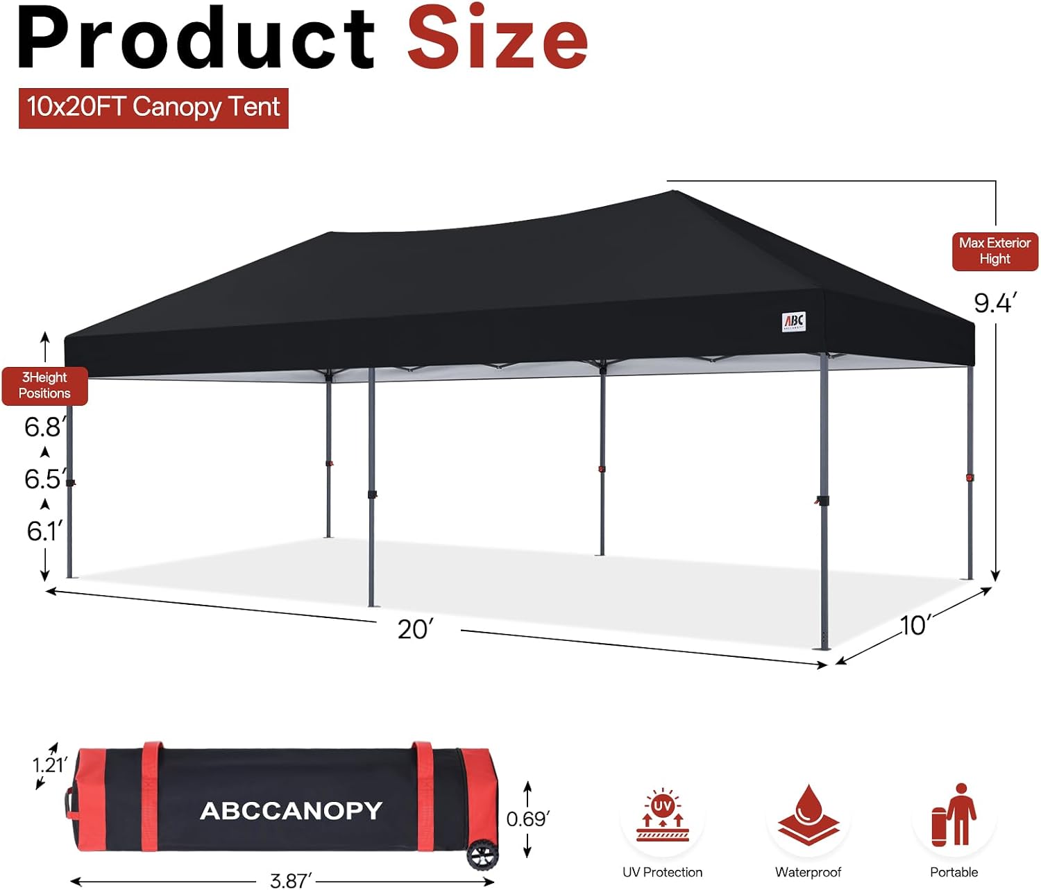 Low Crest™ Outdoor Pop Up Canopy Tent