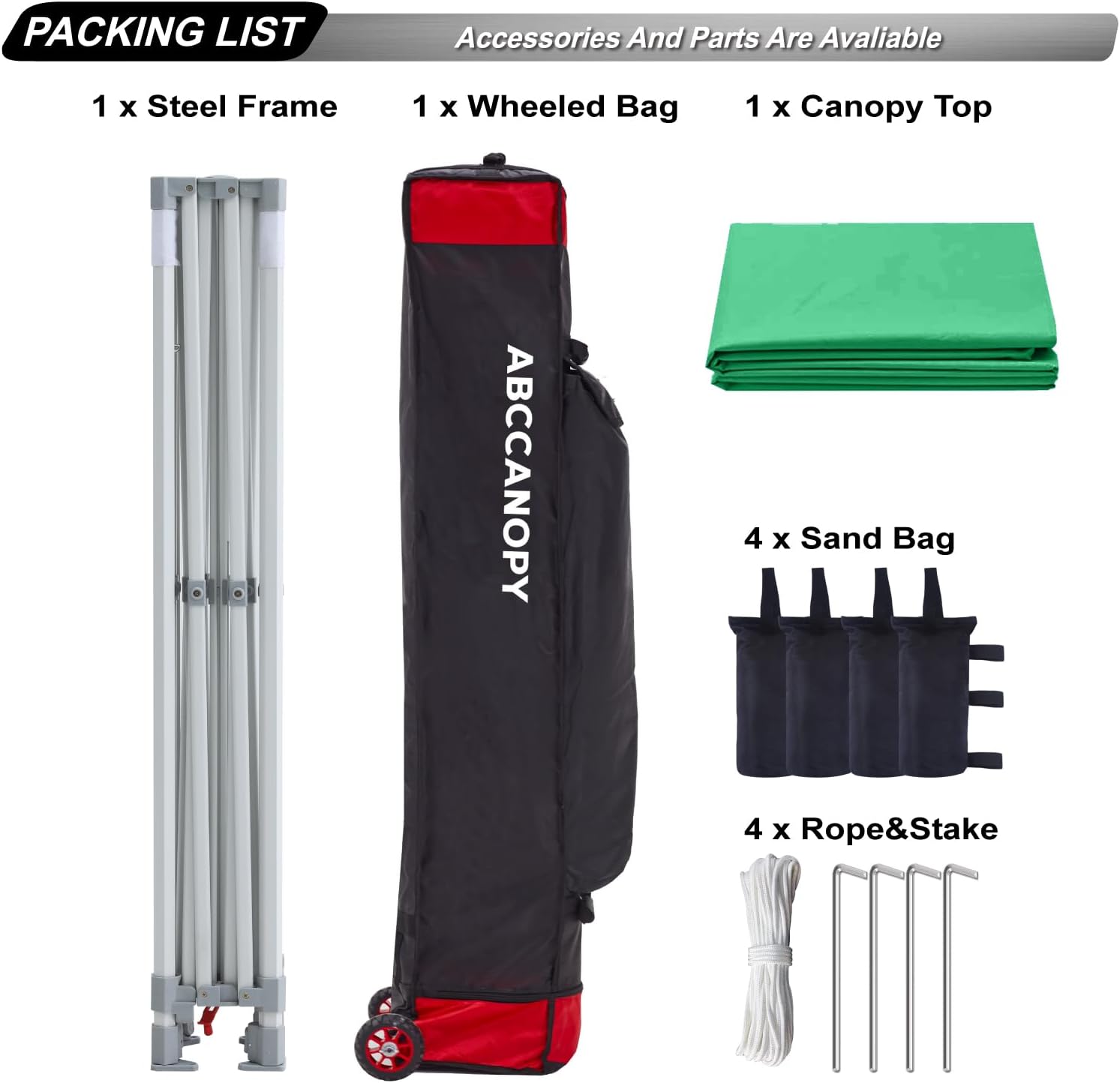 S1 Nova Base® - Frame Heavy Duty Pop Up Canopy Tent 8x8/10x10/10x15/10x20