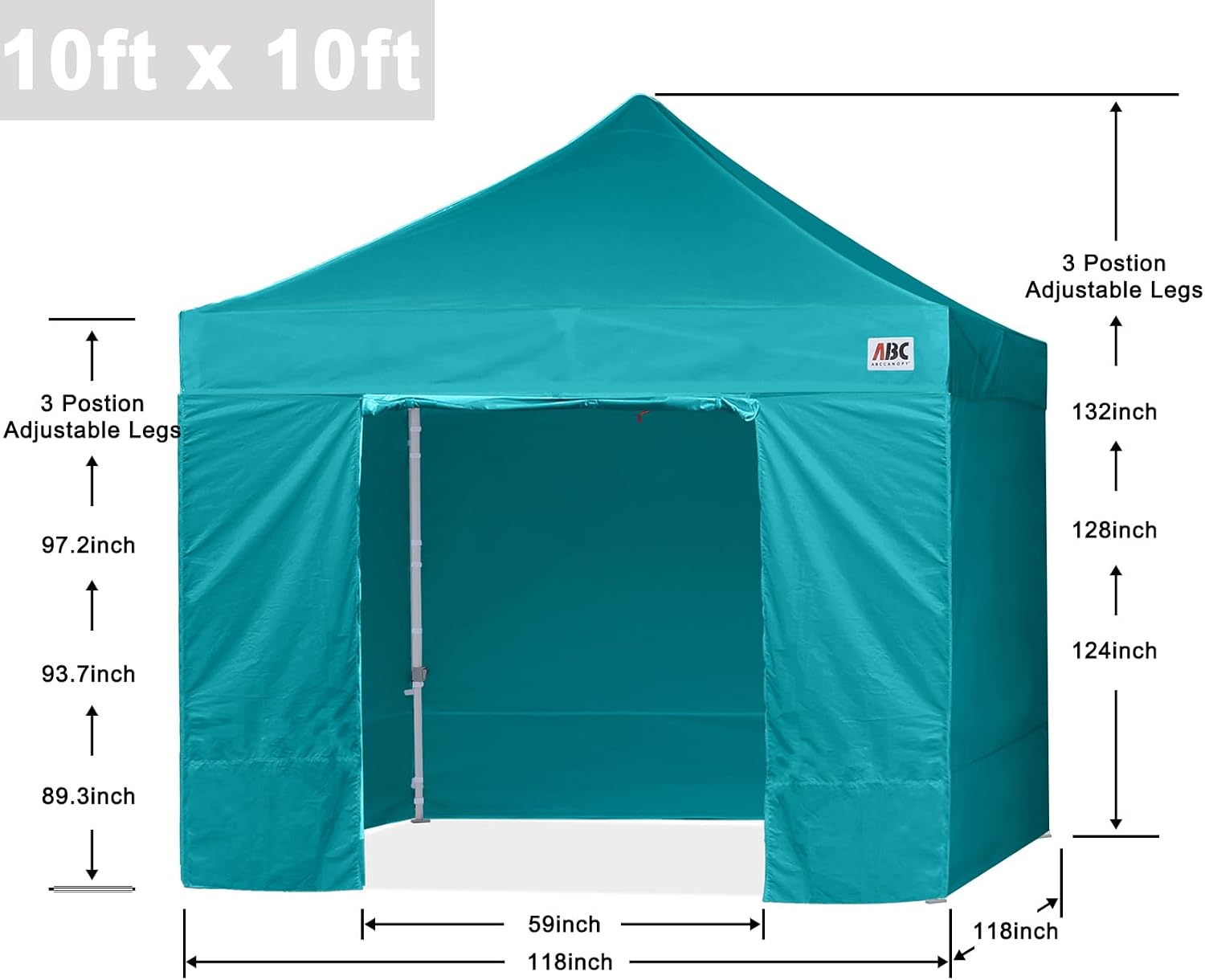 S1 Nova Base® - Lite Pop Up Canopy Tent with Sidewalls