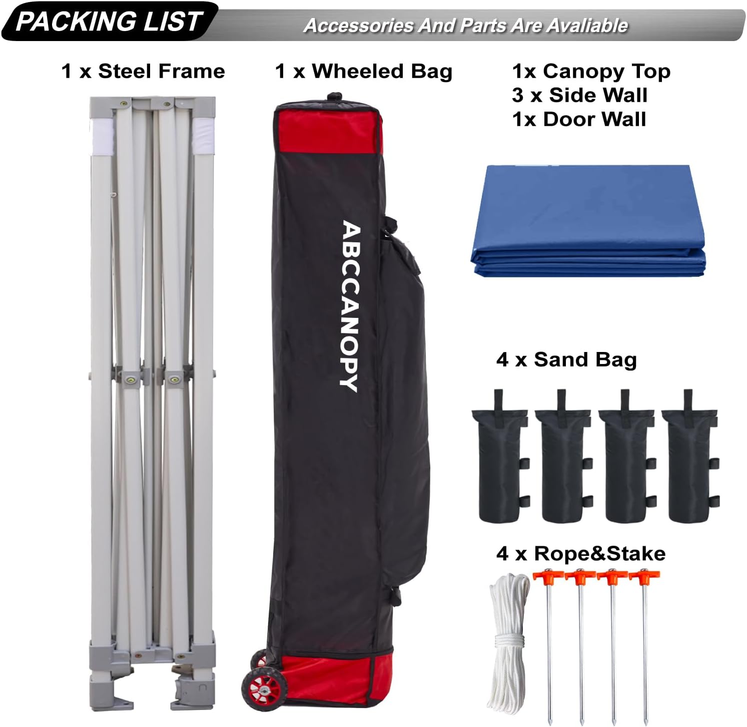 S1 Nova Base® - Lite Pop Up Canopy Tent with Sidewalls 8x8/8x12/8x16