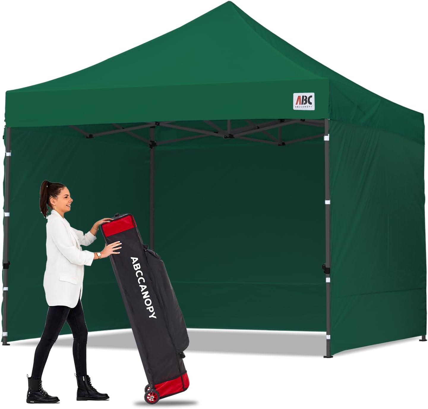 ABCCANOPY S1 Nova Base™-Lite Commercial Pop Up Canopy Tent with Sidewalls 4-Pack