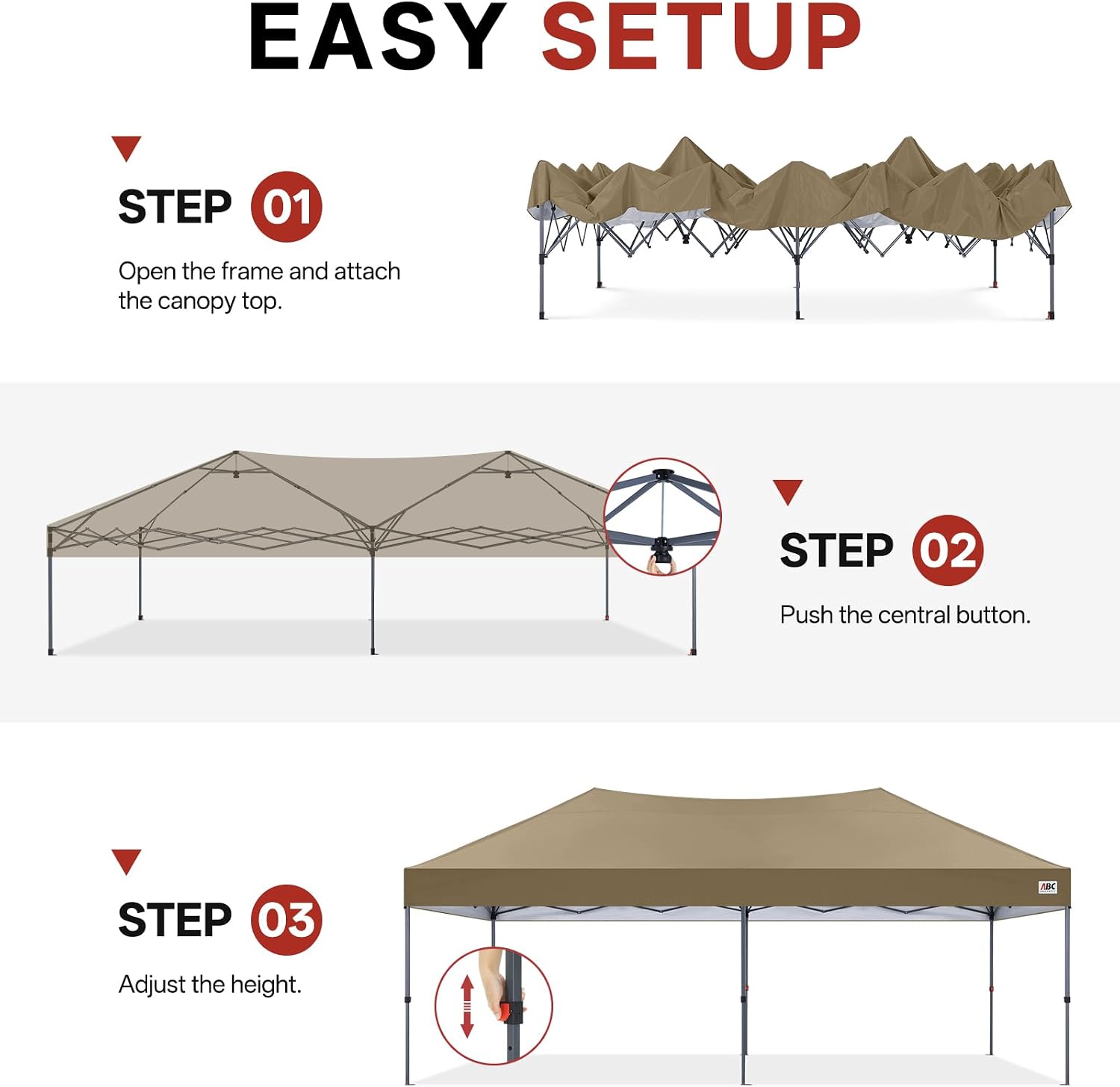 Low Crest™ Outdoor Pop Up Canopy Tent