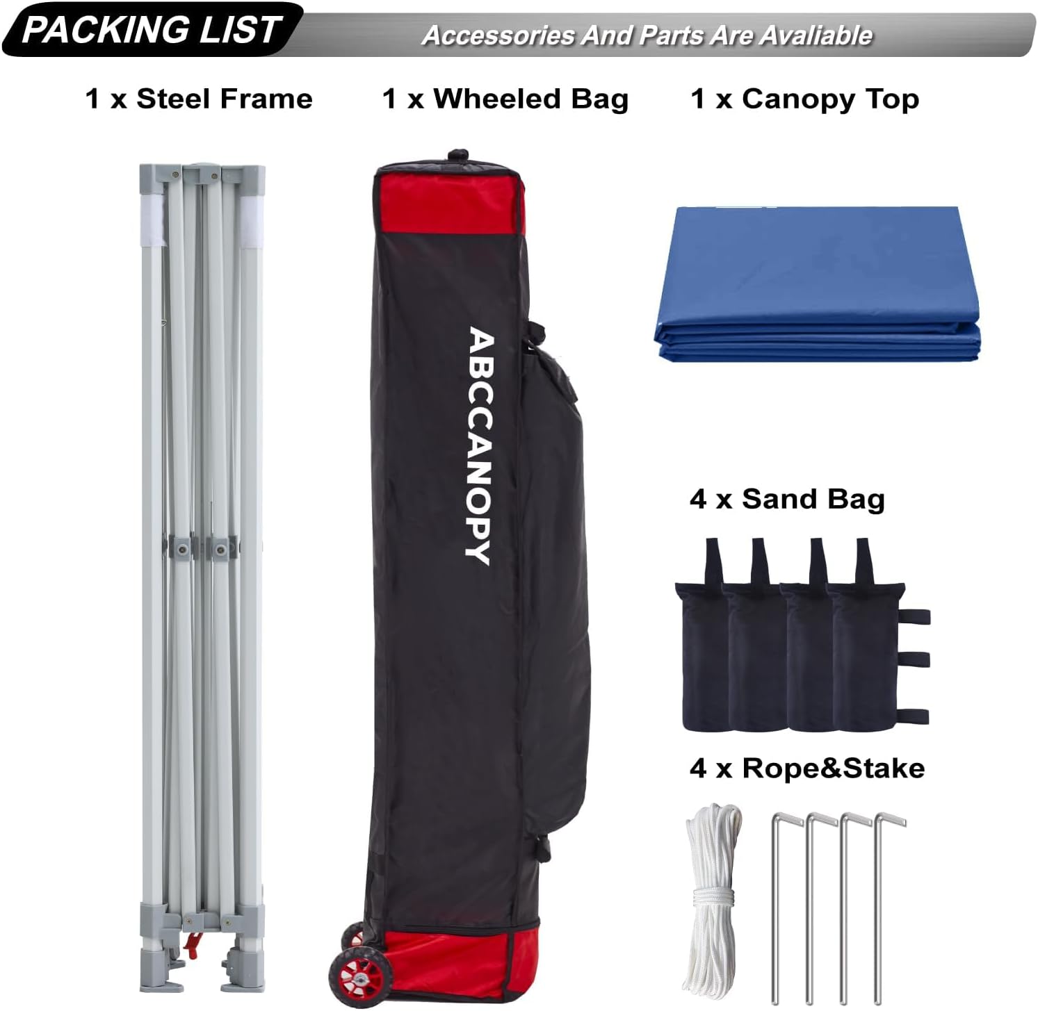 S1 Nova Base® - Frame Heavy Duty Pop Up Canopy Tent 8x8/10x10/10x15/10x20