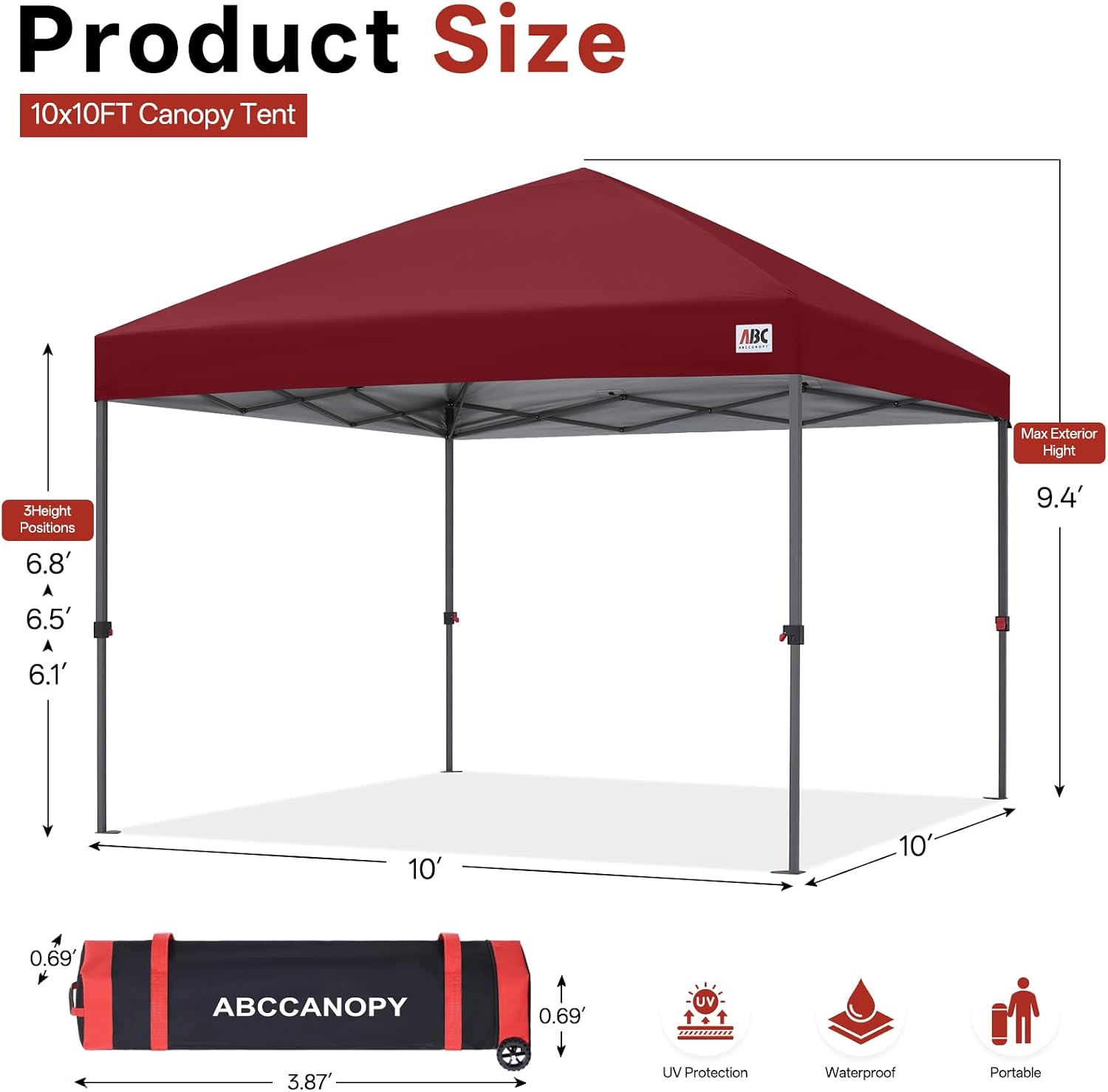 Low Crest™ Outdoor Pop Up Canopy Tent