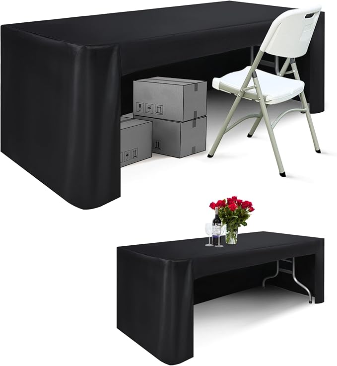 ABCCANOPY 6FT Rectangle Dinner Tablecloth Table Cover for Rectangular Table