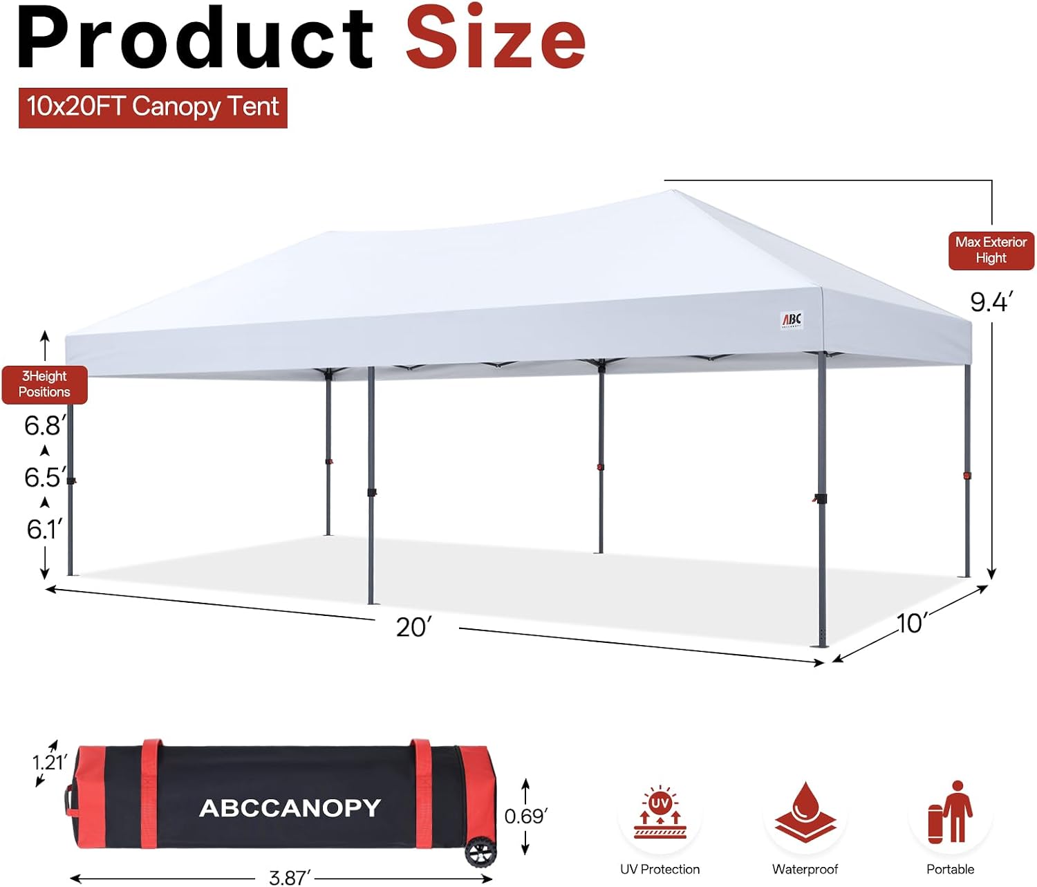Low Crest™ Outdoor Pop Up Canopy Tent
