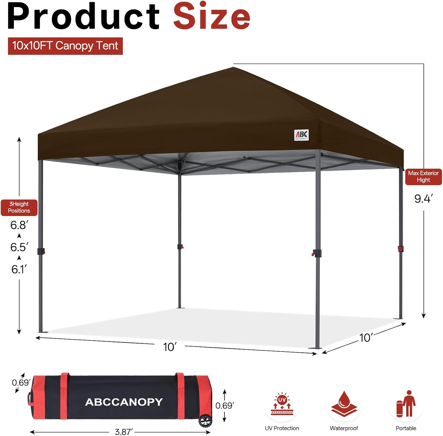 Low Crest™ Outdoor Pop Up Canopy Tent