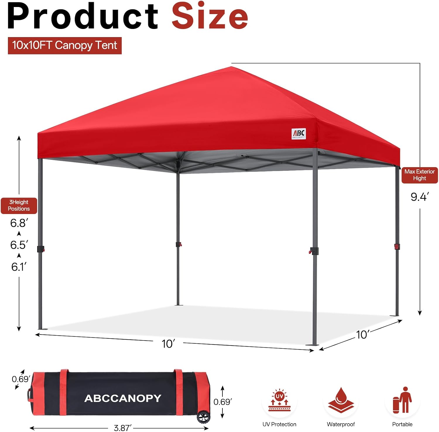 Low Crest™ Outdoor Pop Up Canopy Tent