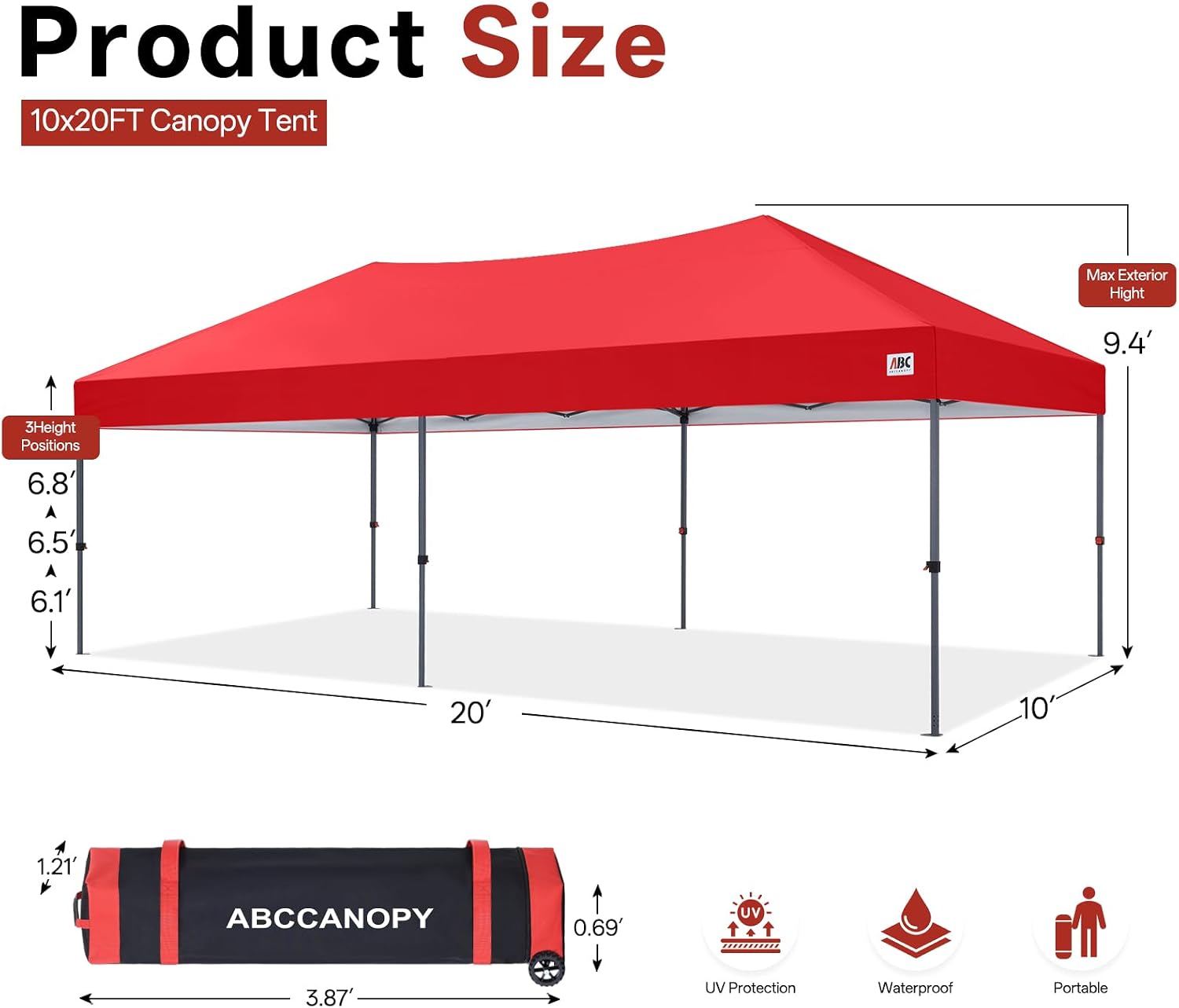 Low Crest™ Outdoor Pop Up Canopy Tent
