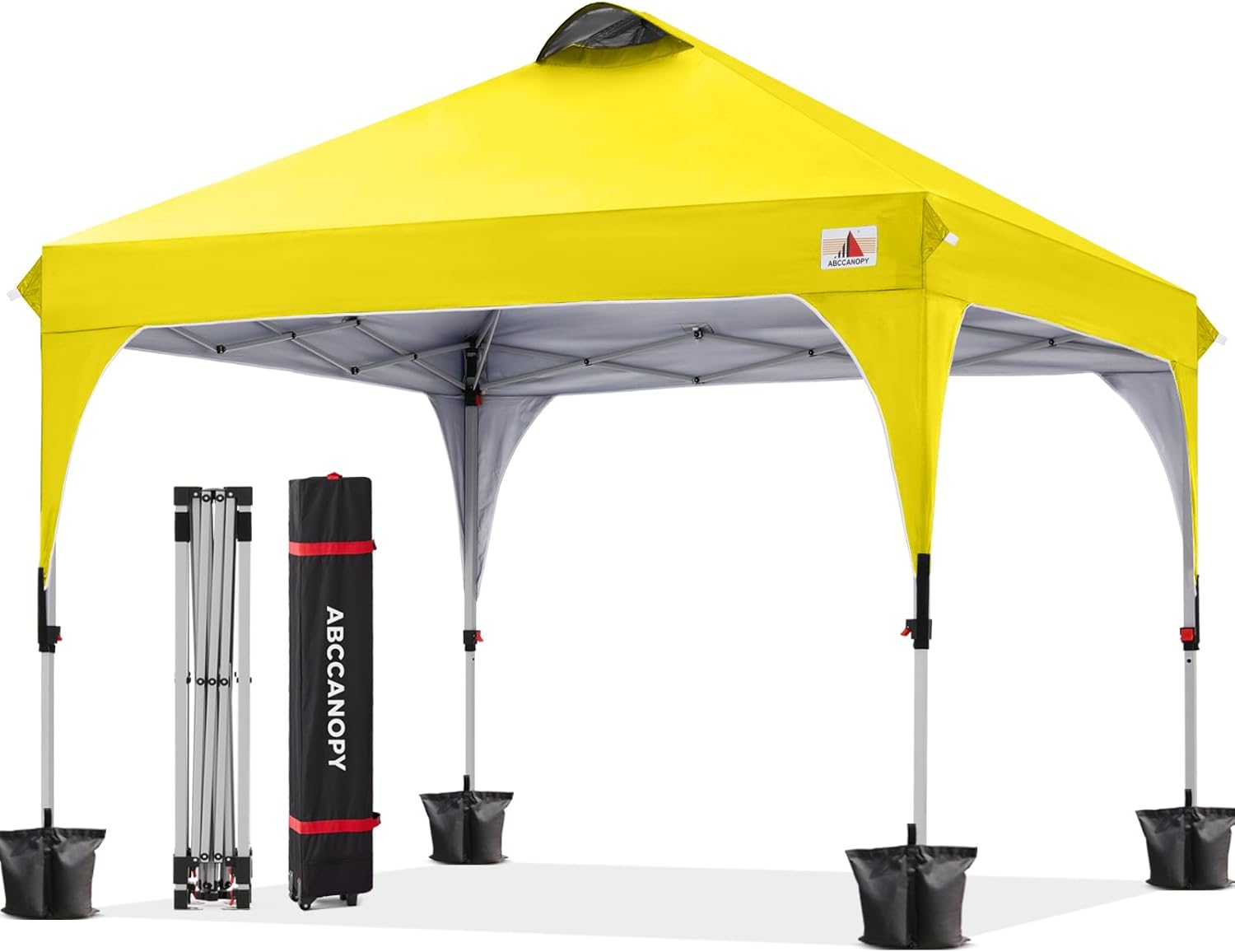 ABCCANOPY Instant Pop‑Up Canopy Tent for Camping & Beach - 8x8, 10x10