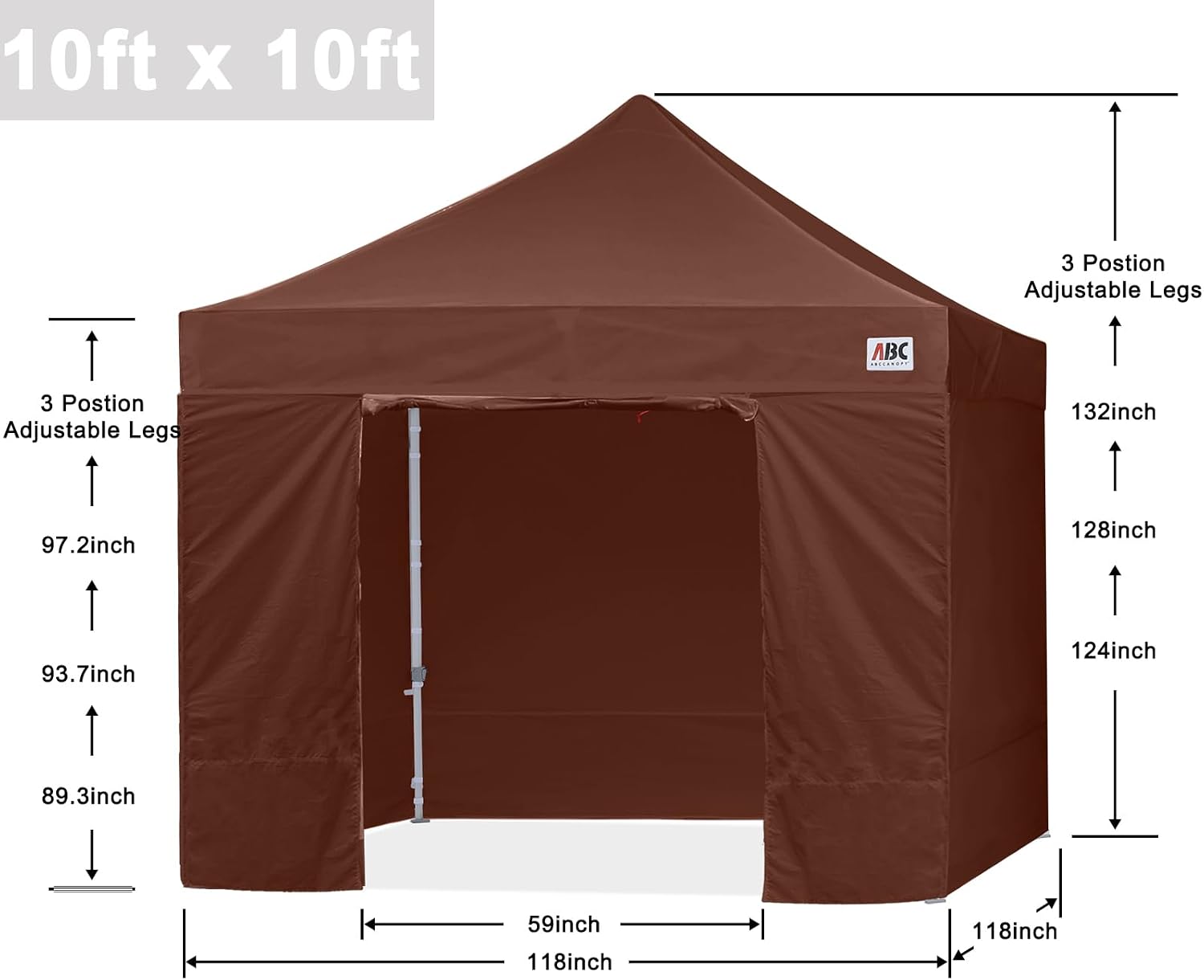 S1 Nova Base® - Lite Pop Up Canopy Tent with Sidewalls