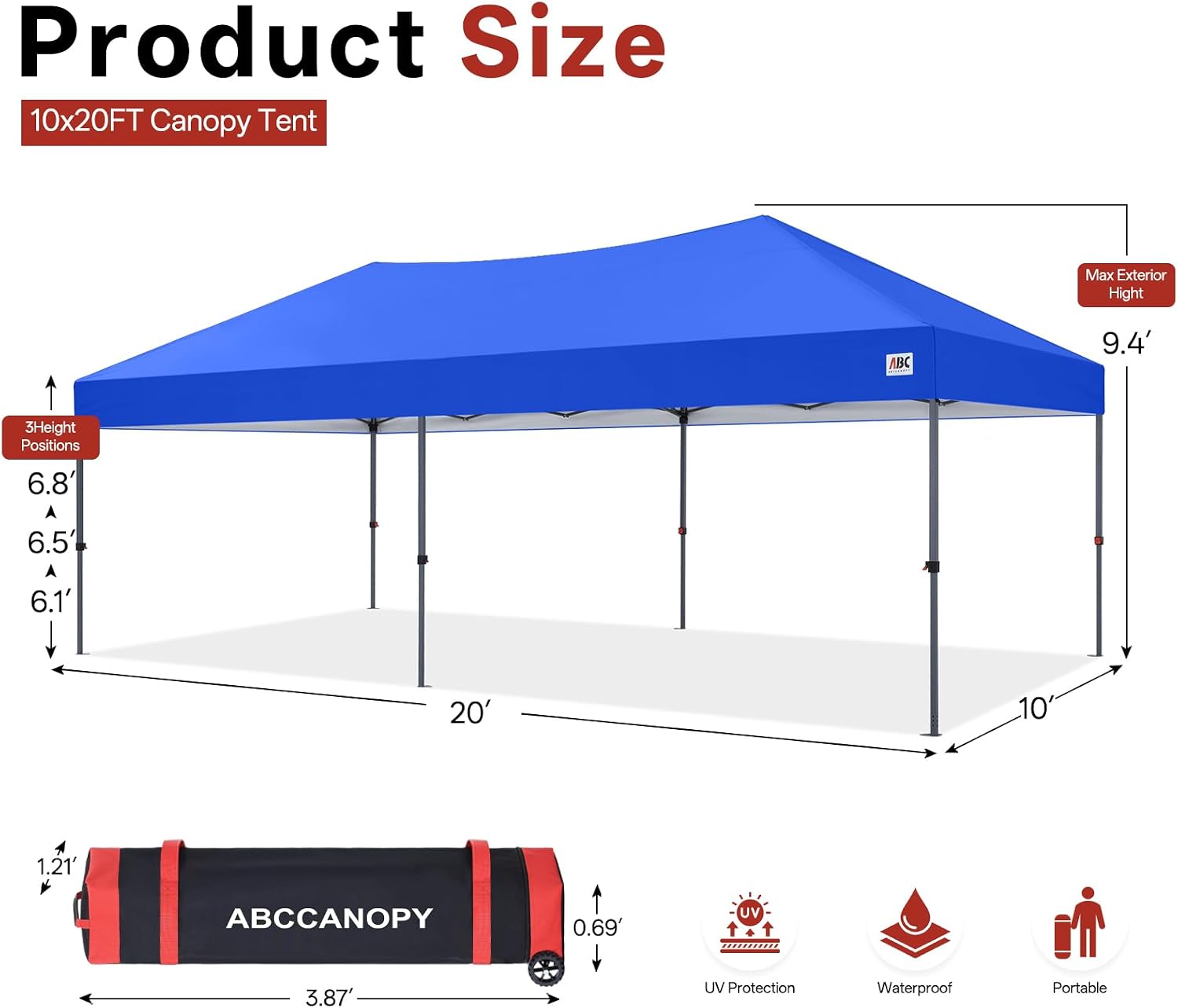 Low Crest™ Outdoor Pop Up Canopy Tent