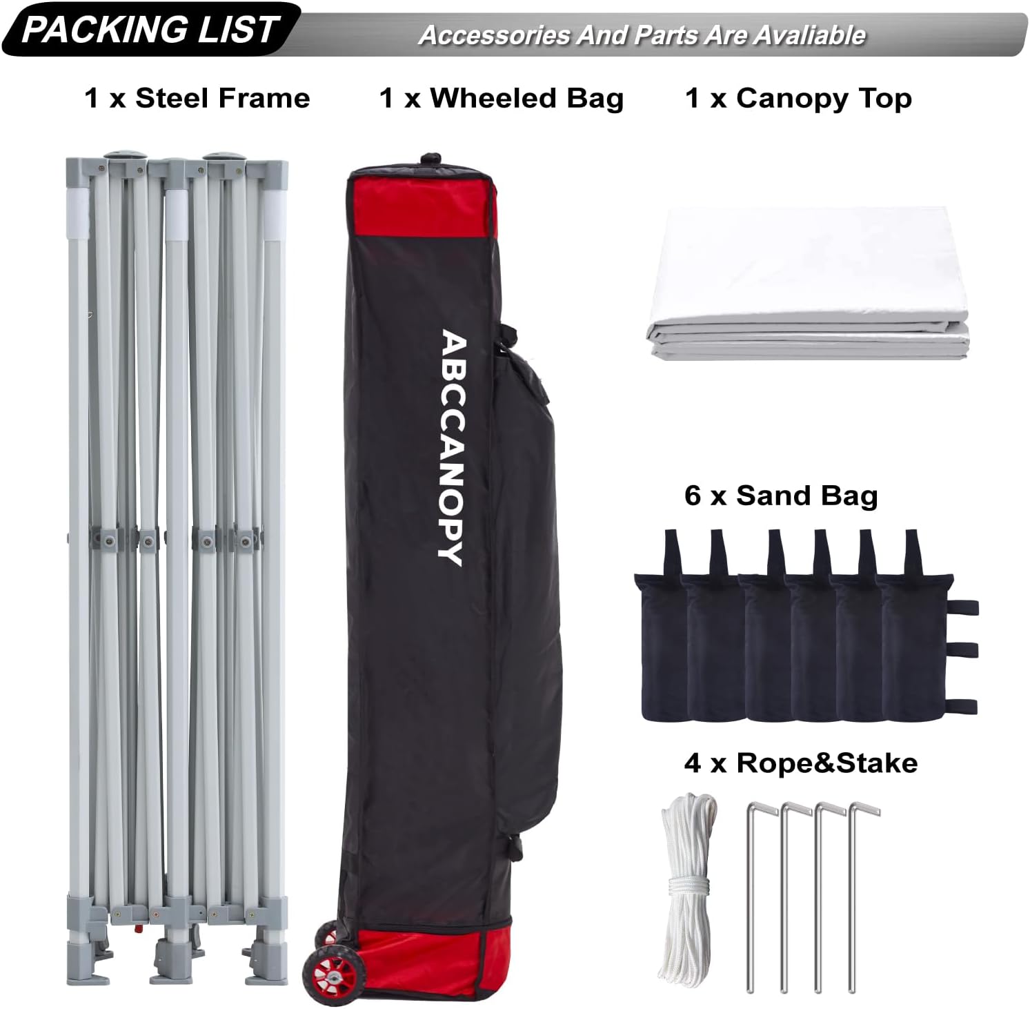 S1 Nova Base® - Frame Heavy Duty Pop Up Canopy Tent 8x8/10x10/10x15/10x20