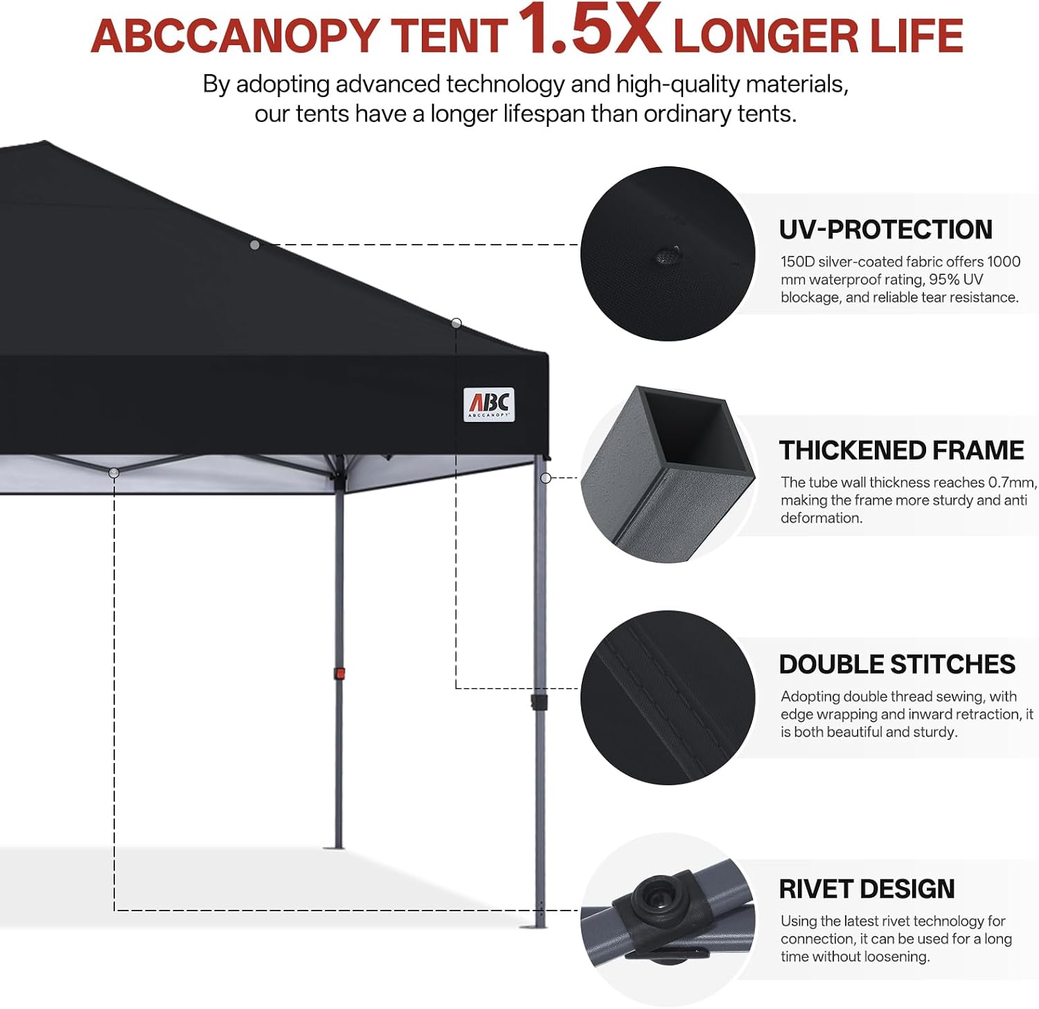 Low Crest™ Outdoor Pop Up Canopy Tent