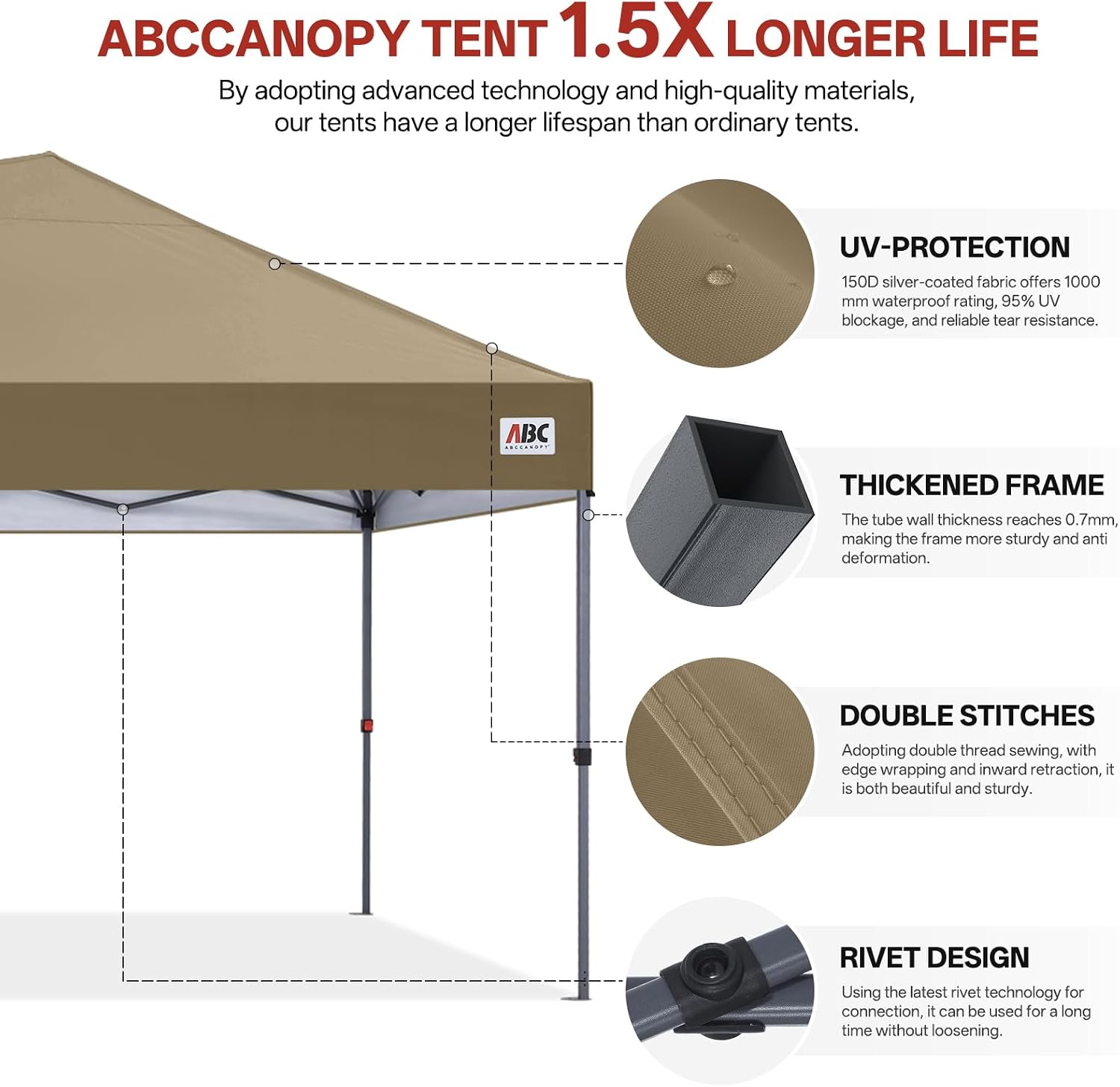 Low Crest™ Outdoor Pop Up Canopy Tent