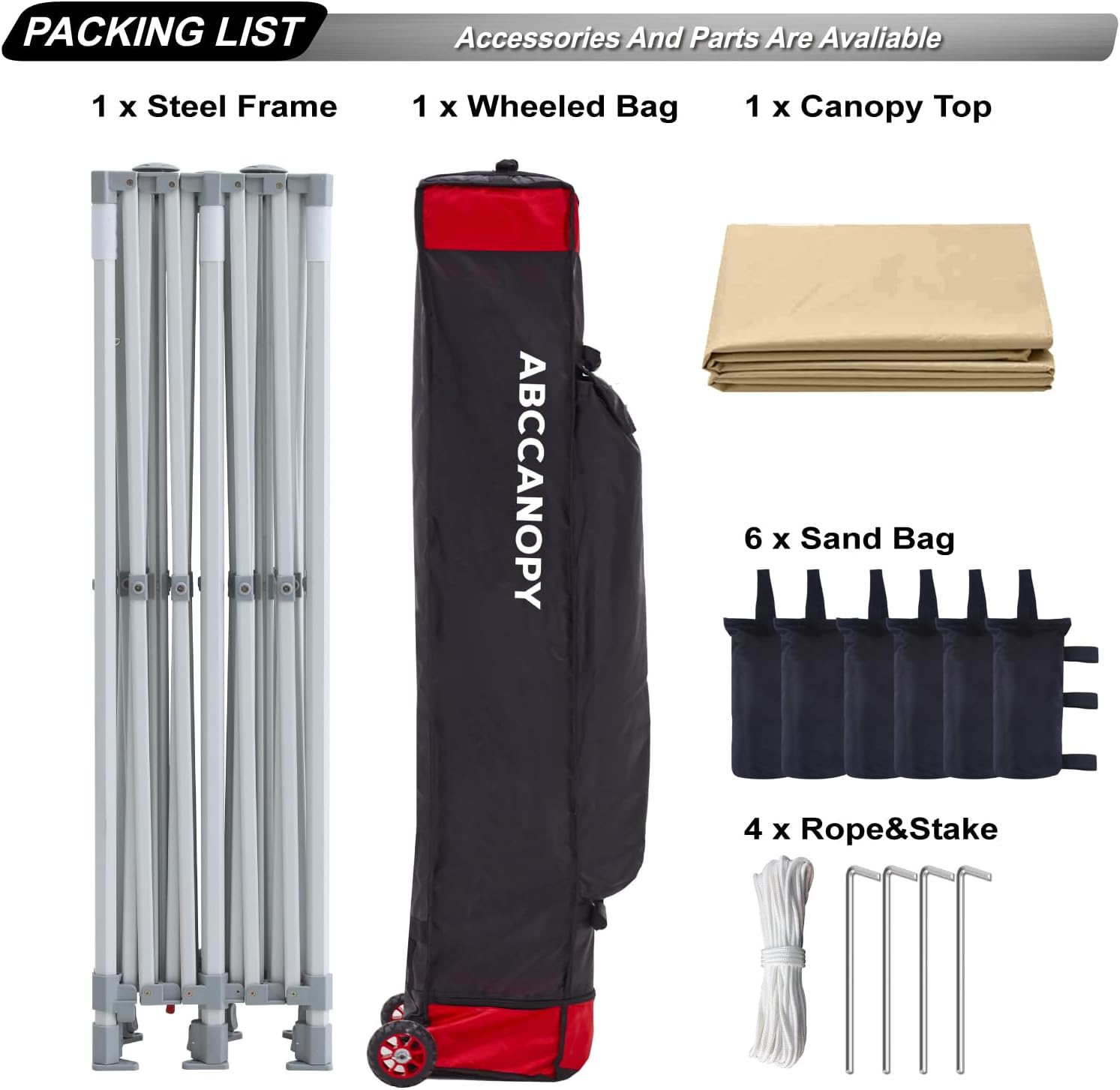 S1 Nova Base® - Frame Heavy Duty Pop Up Canopy Tent 8x8/10x10/10x15/10x20