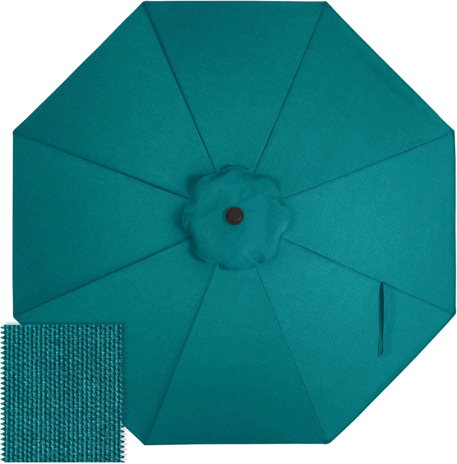 9 ft patio umbrella replacement ABCCANOPY 9FT Patio Umbrella Replacement Canopy Only OLIFEN 5-Year Non Fading