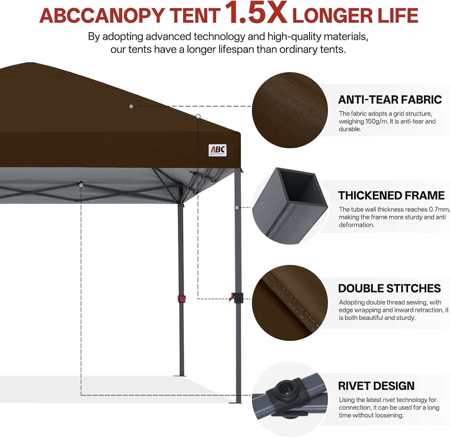 Low Crest™ Outdoor Pop Up Canopy Tent