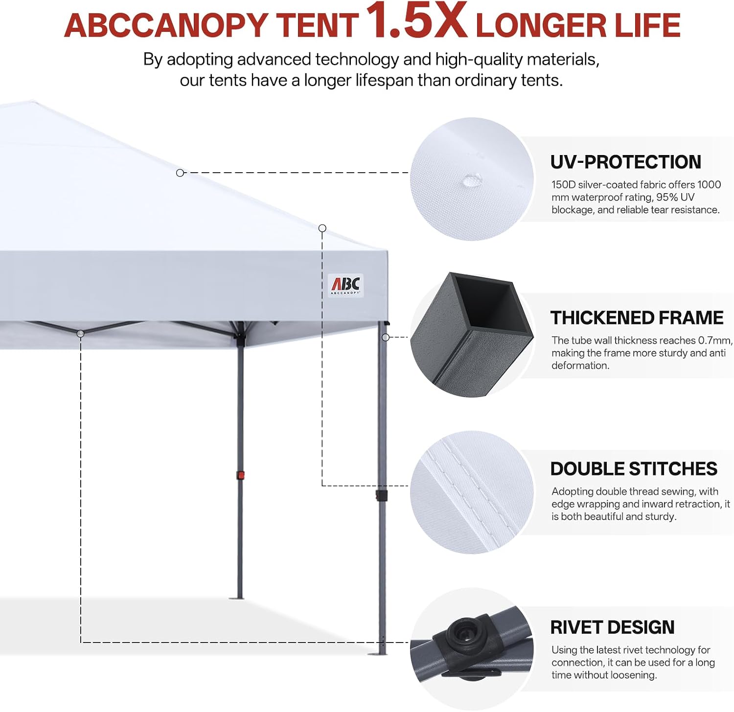 Low Crest™ Outdoor Pop Up Canopy Tent