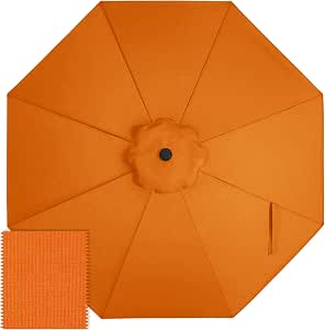 9ft patio umbrella replacement Canopy -Various Prints Outdoor Space Designs Lightweight and Easy to Maintain ABCCANOPY 9FT Patio Umbrella Replacement
