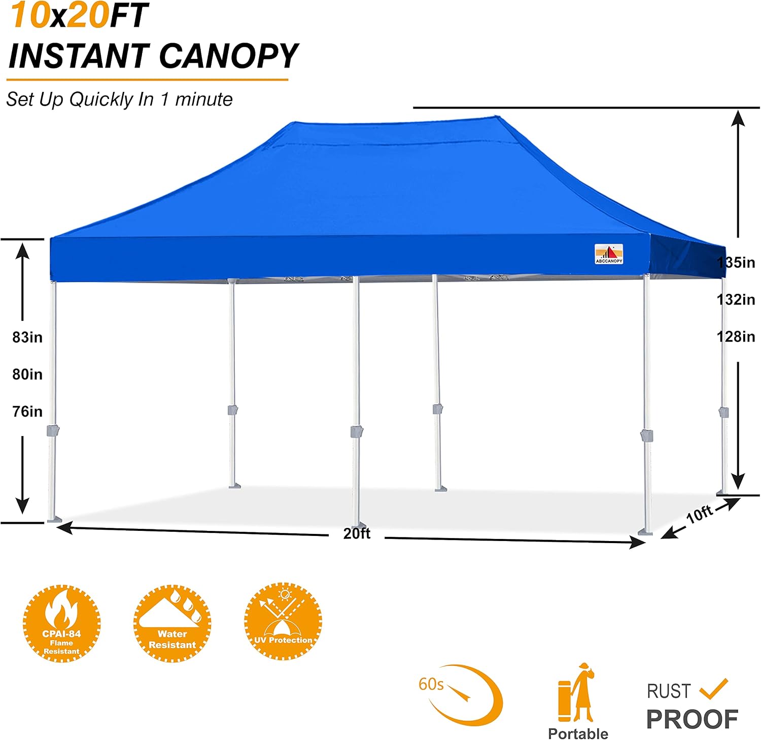 S1 Nova Base® - Frame Heavy Duty Pop Up Canopy Tent