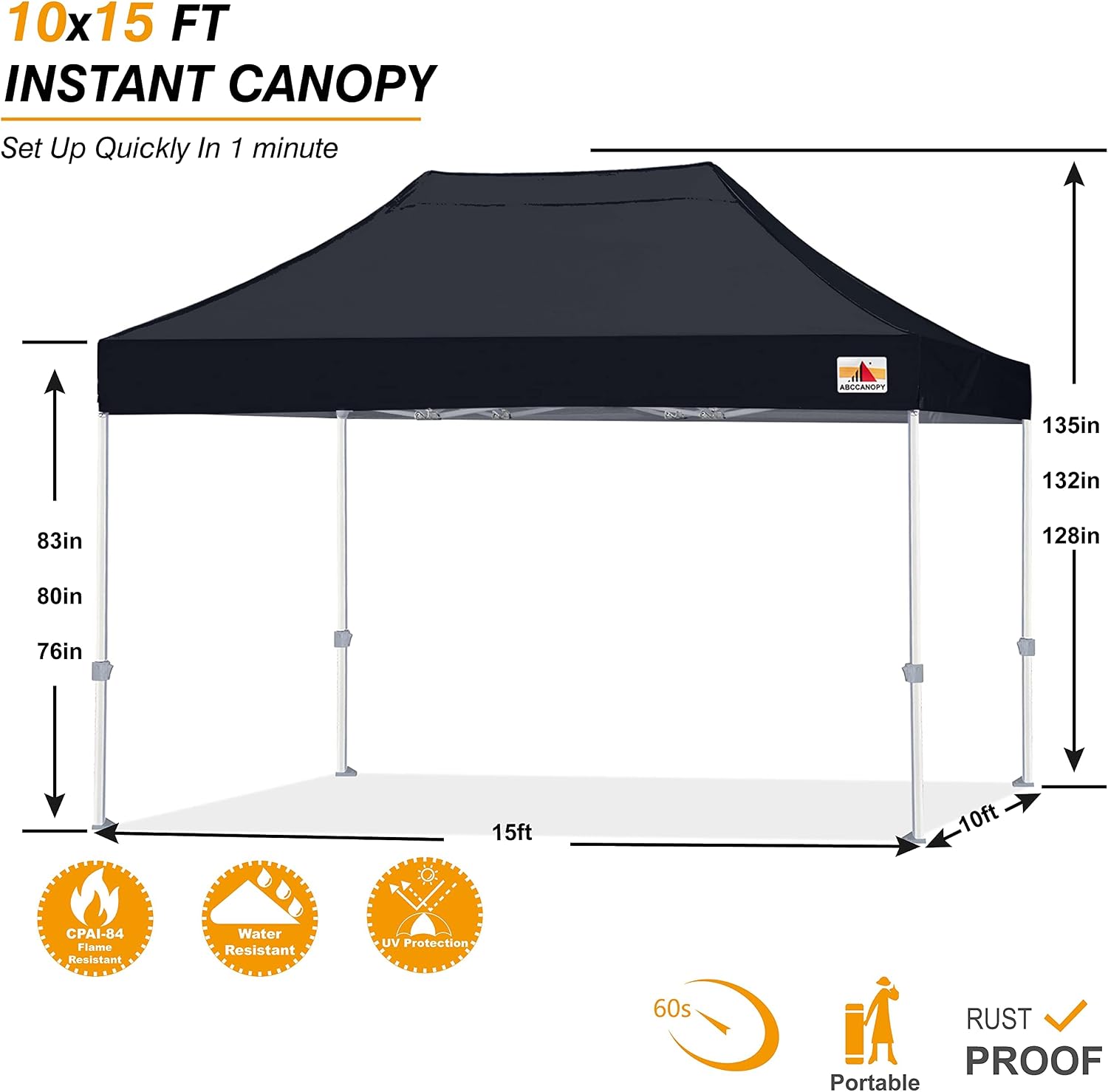 S1 Nova Base® - Frame Heavy Duty Pop Up Canopy Tent