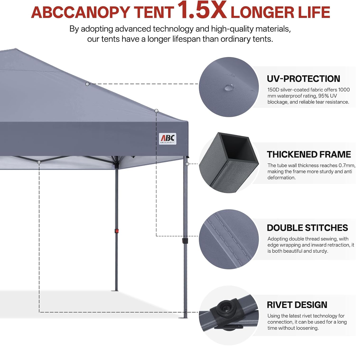 Low Crest™ Outdoor Pop Up Canopy Tent