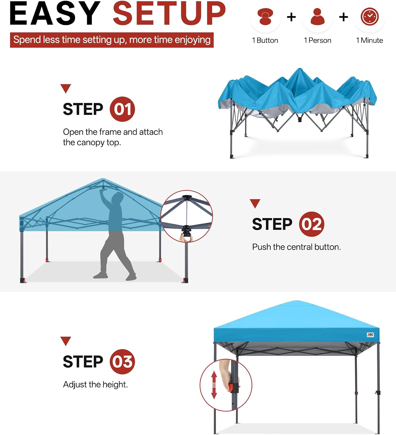 Low Crest™ Outdoor Pop Up Canopy Tent