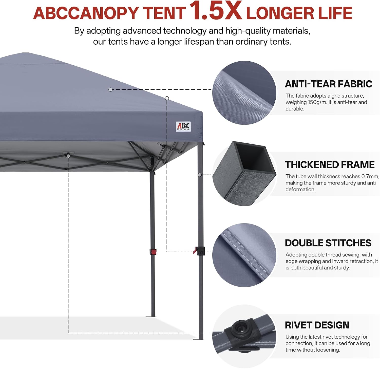 Low Crest™ Outdoor Pop Up Canopy Tent