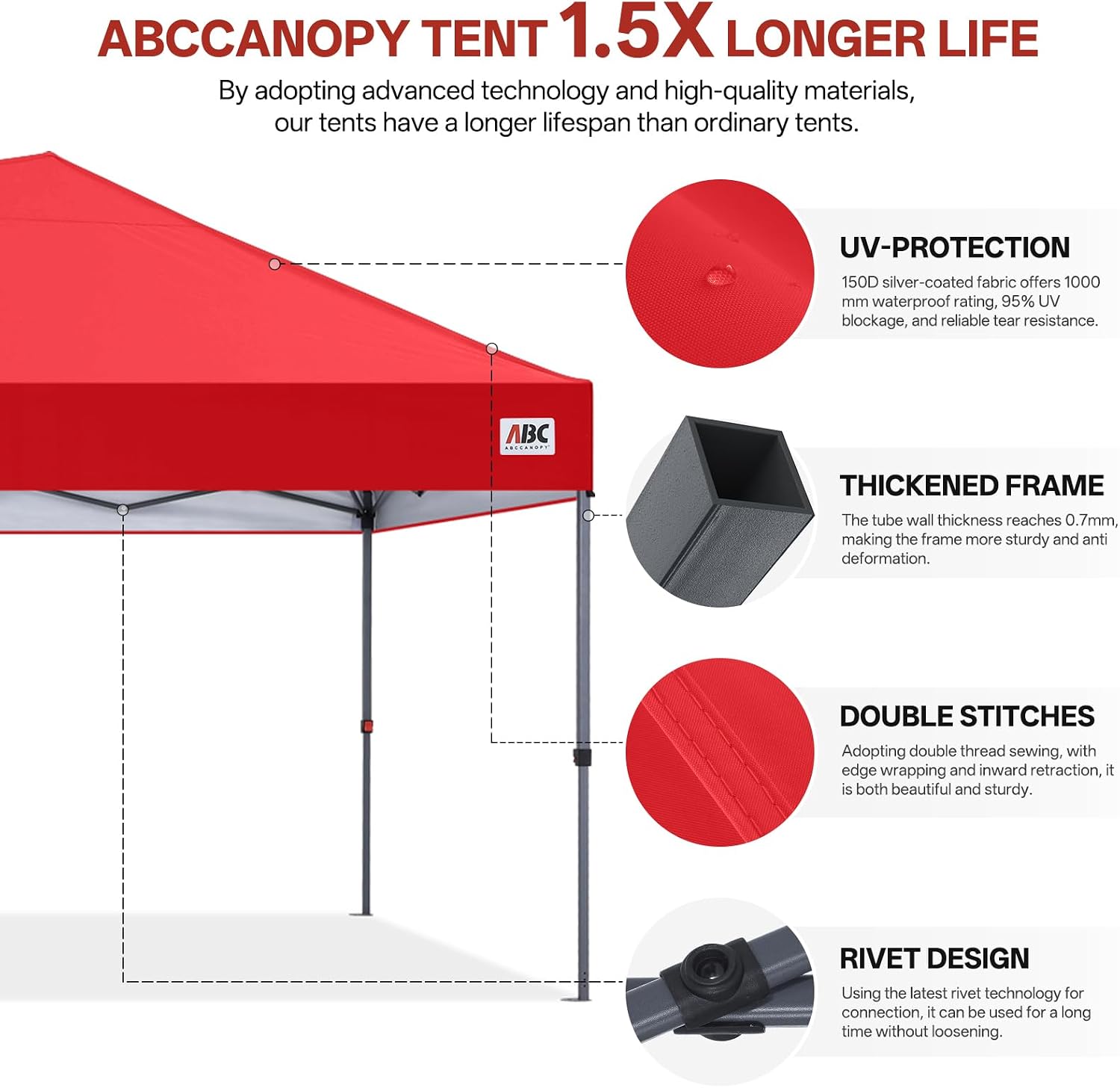 Low Crest™ Outdoor Pop Up Canopy Tent