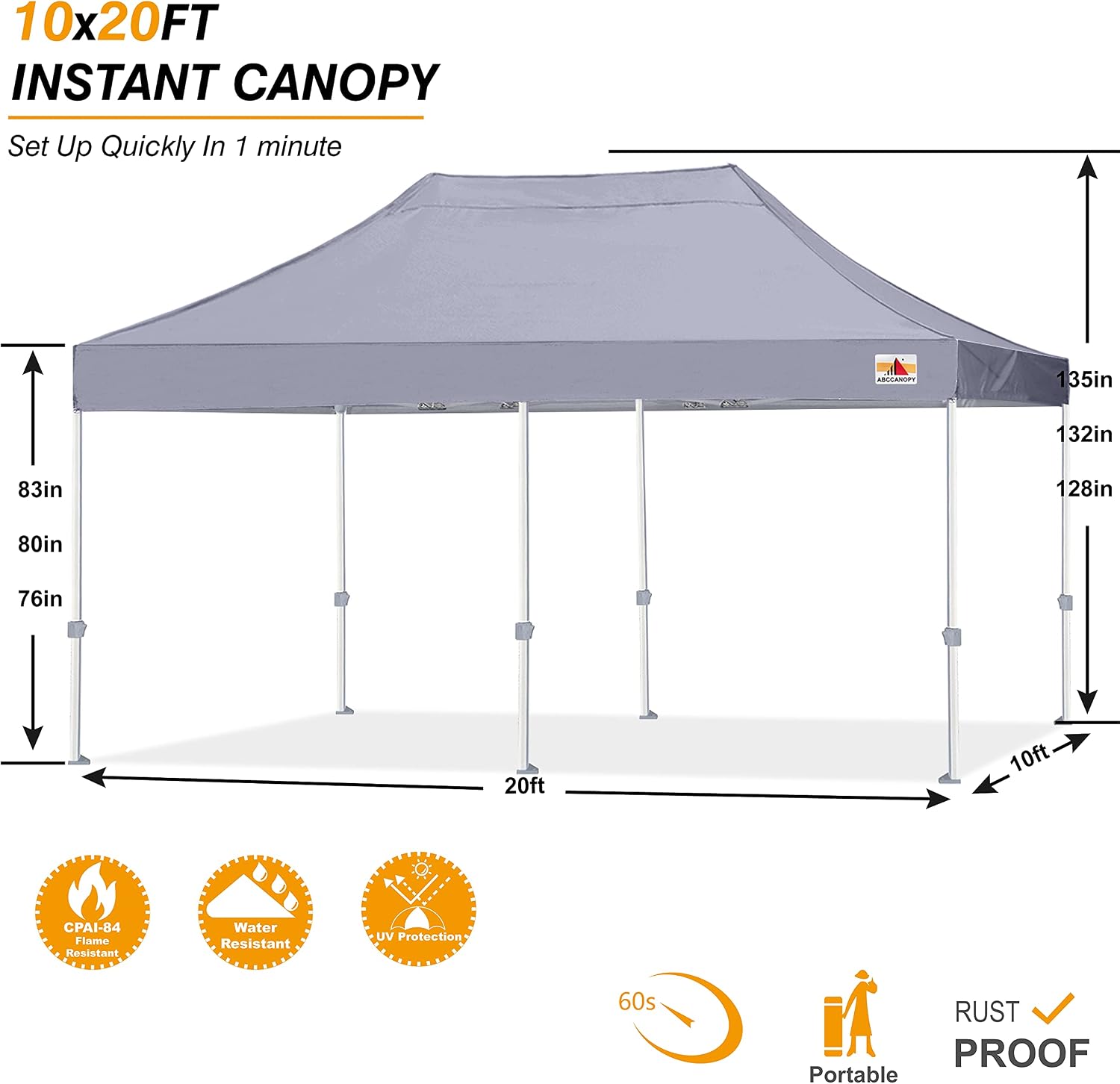 S1 Nova Base® - Frame Heavy Duty Pop Up Canopy Tent