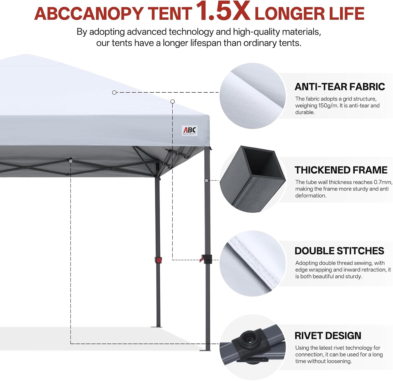Low Crest™ Outdoor Pop Up Canopy Tent