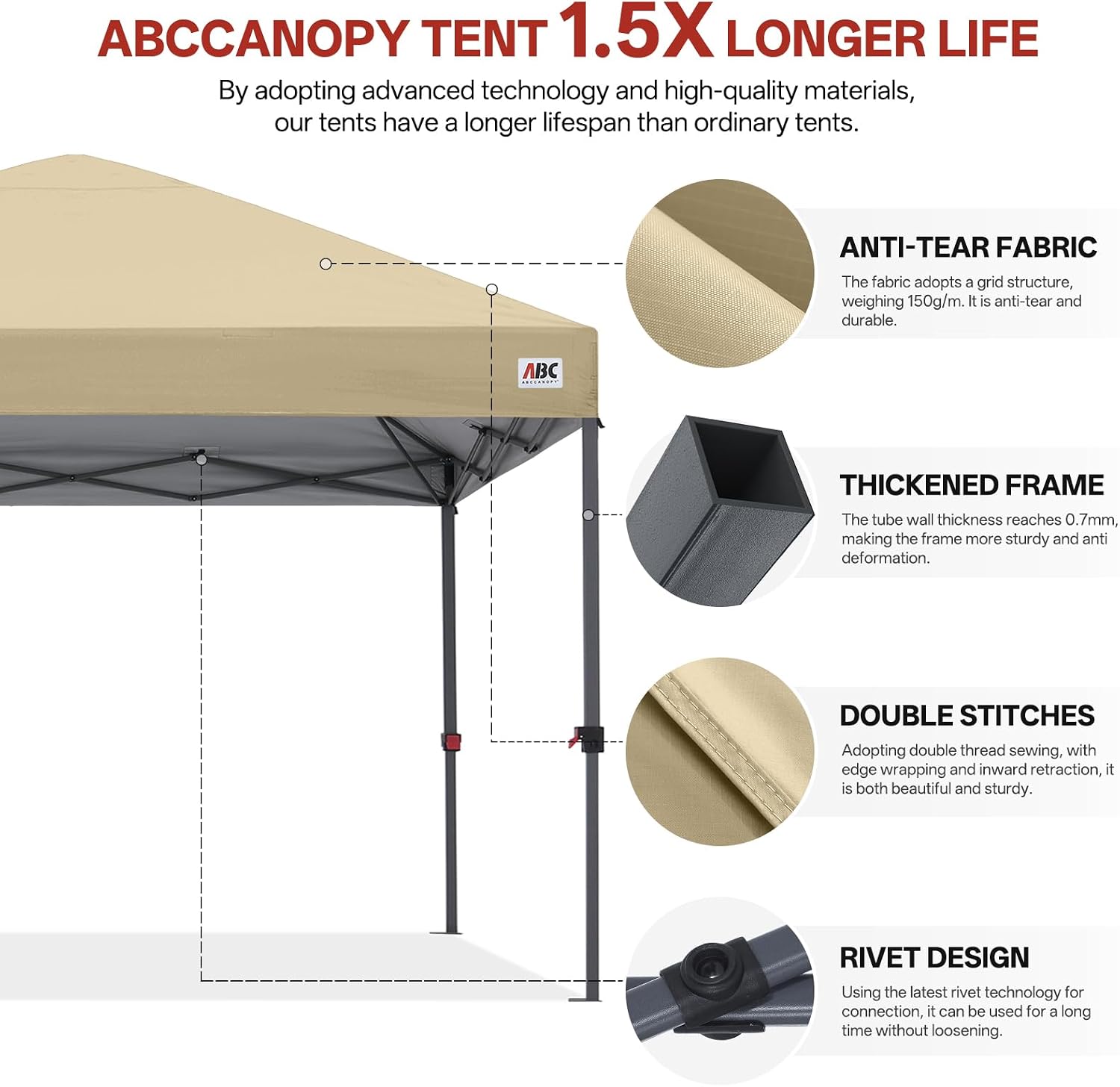 Low Crest™ Outdoor Pop Up Canopy Tent