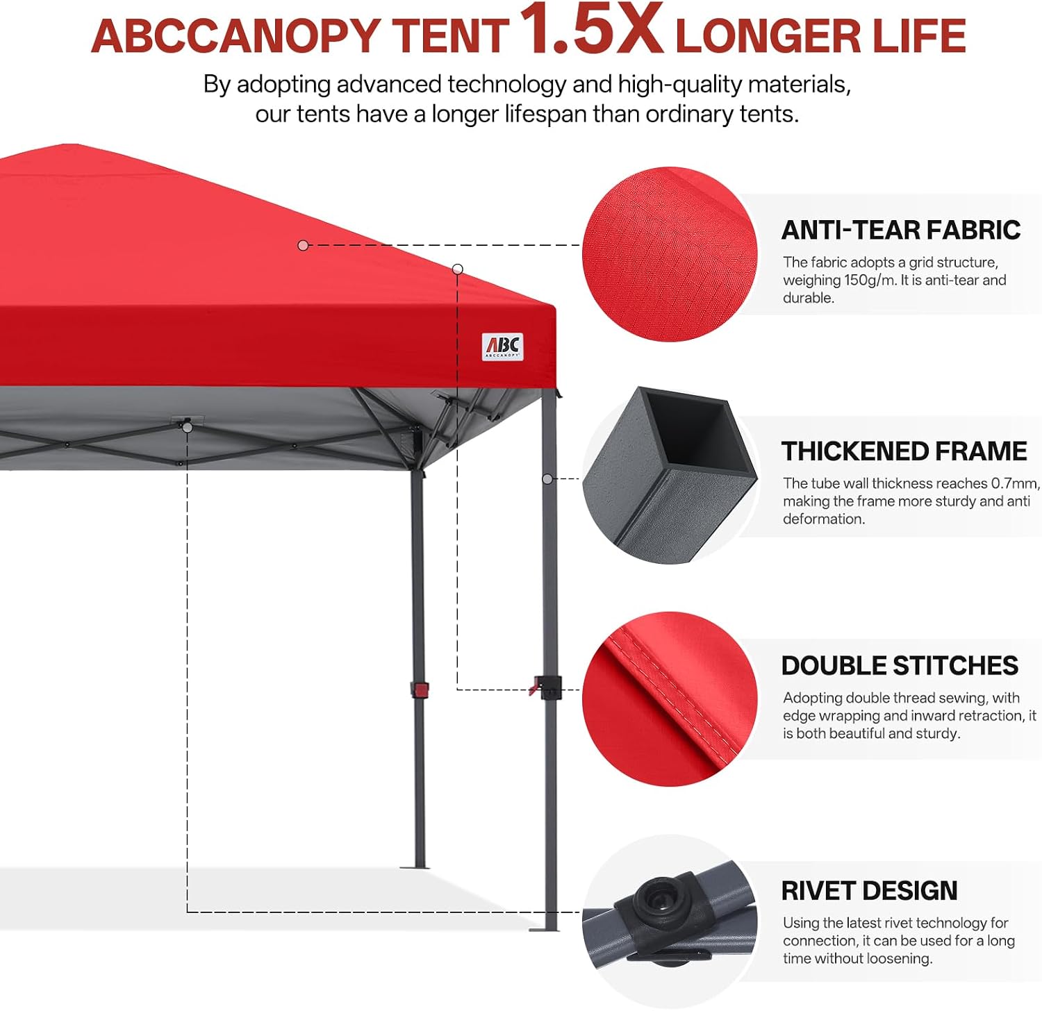 Low Crest™ Outdoor Pop Up Canopy Tent